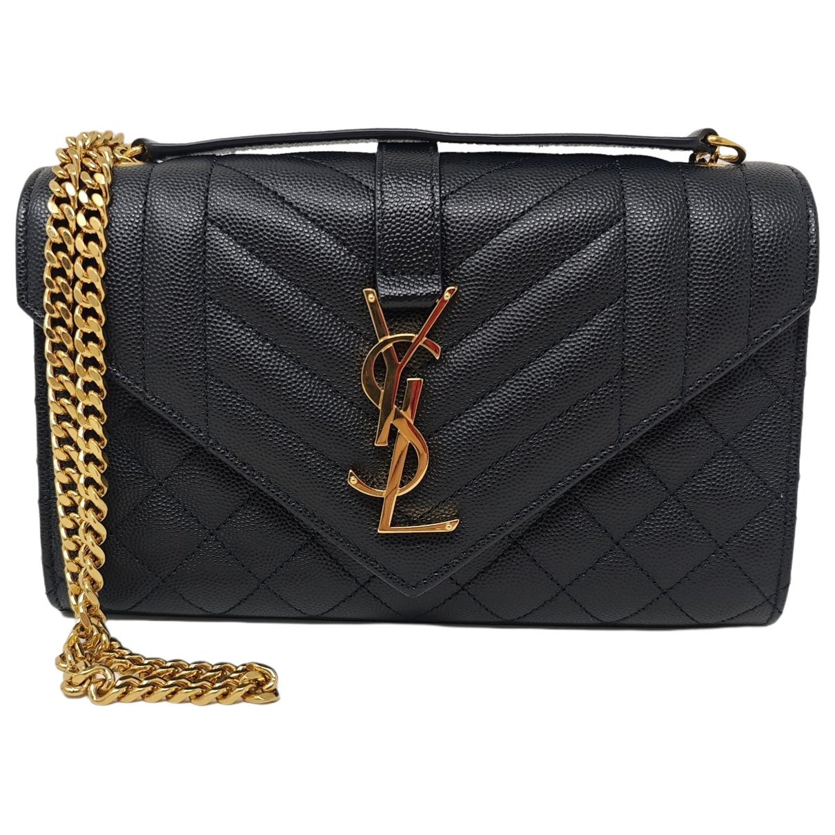 Envelope leather crossbody bag