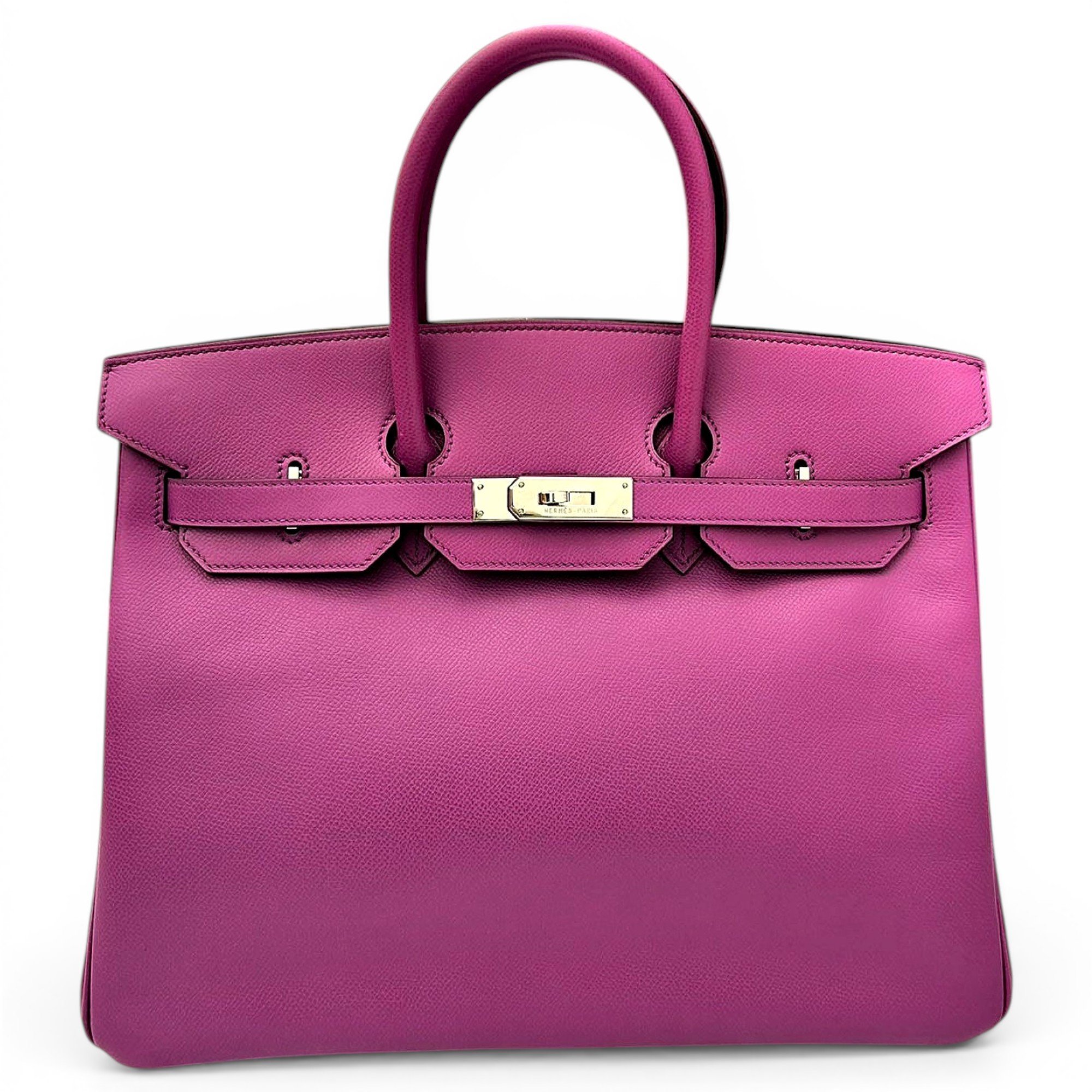 Birkin 35 leather handbag