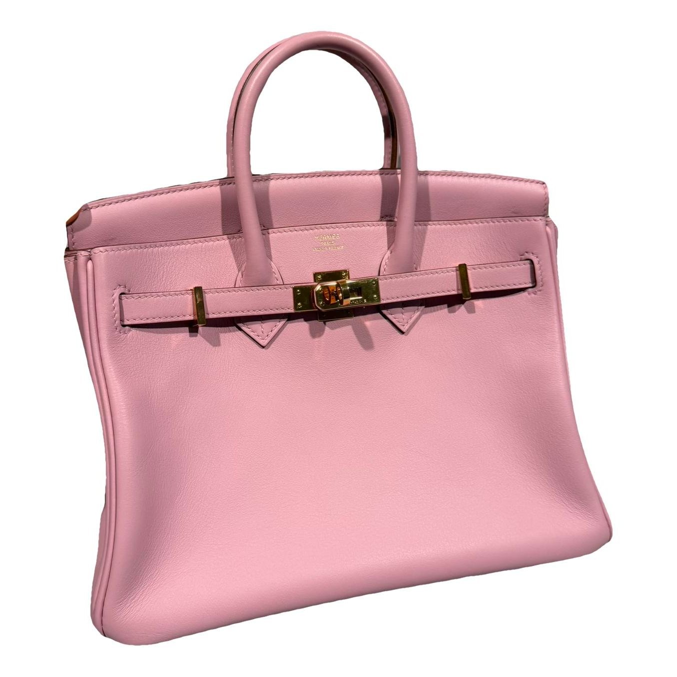 Birkin 25 leather handbag