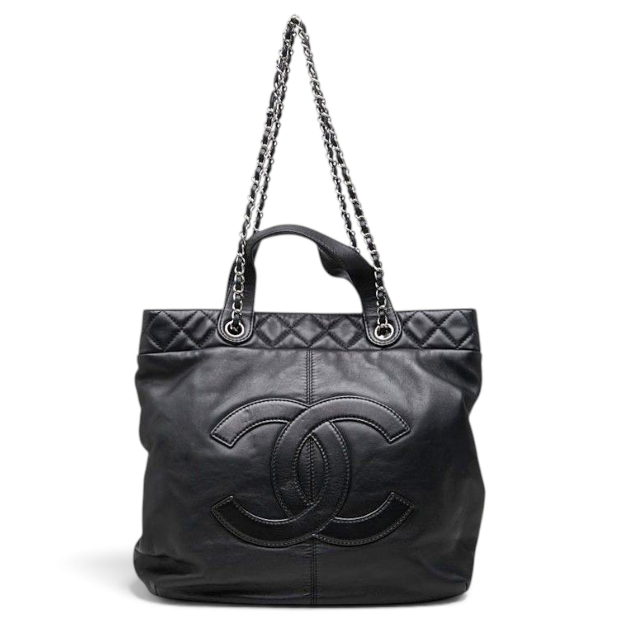 Leather tote