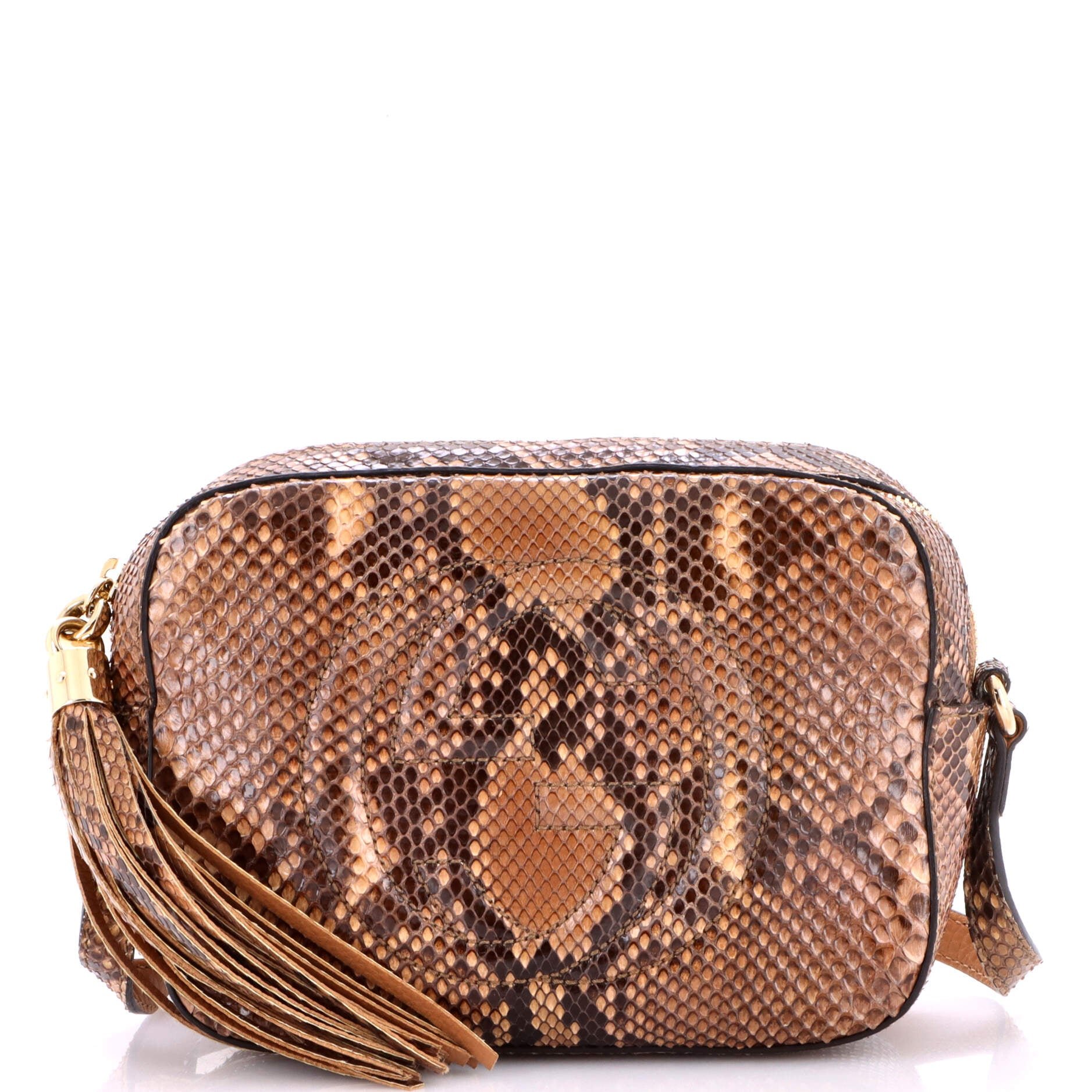 Soho Disco Crossbody Bag Python Small
