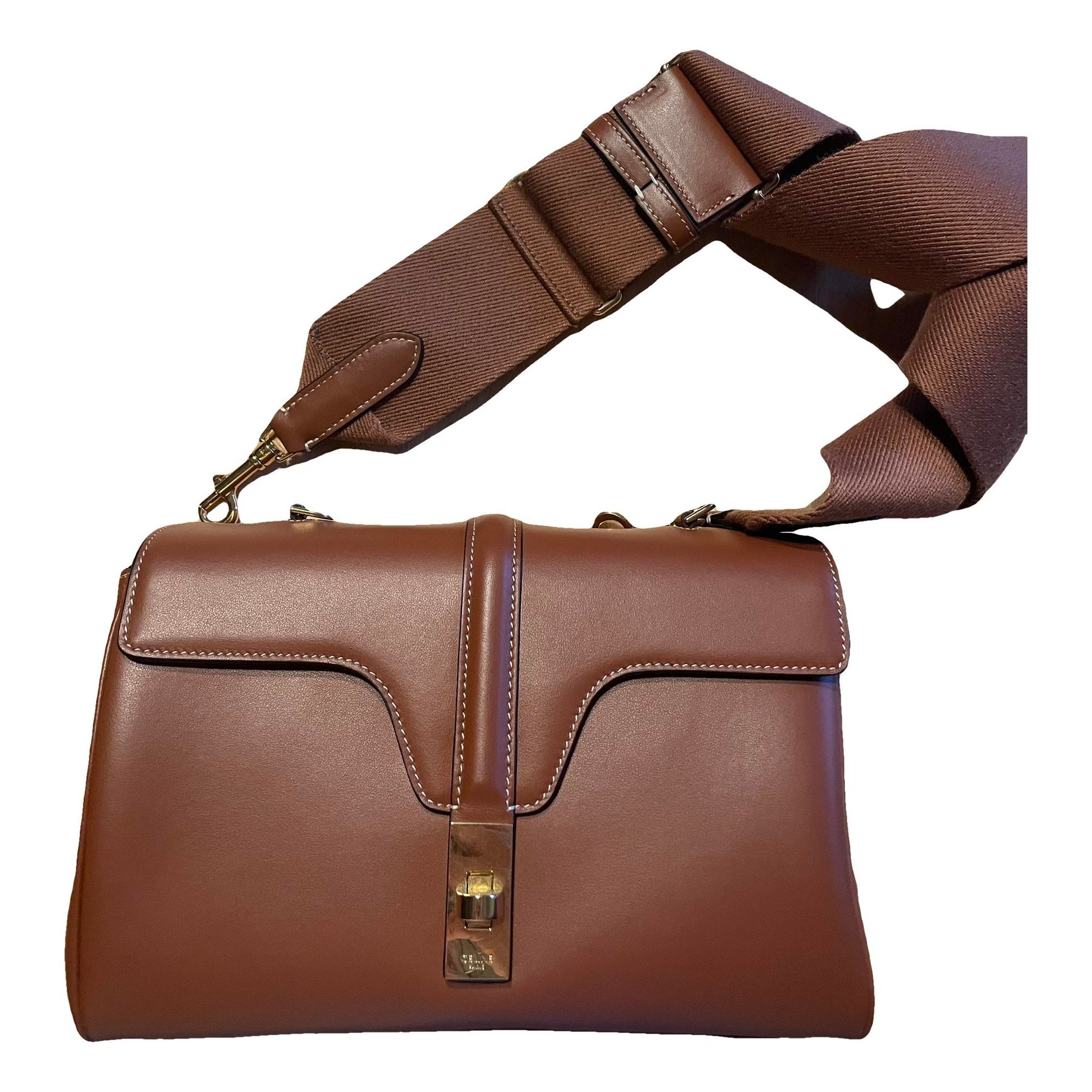 Sac 16 leather crossbody bag