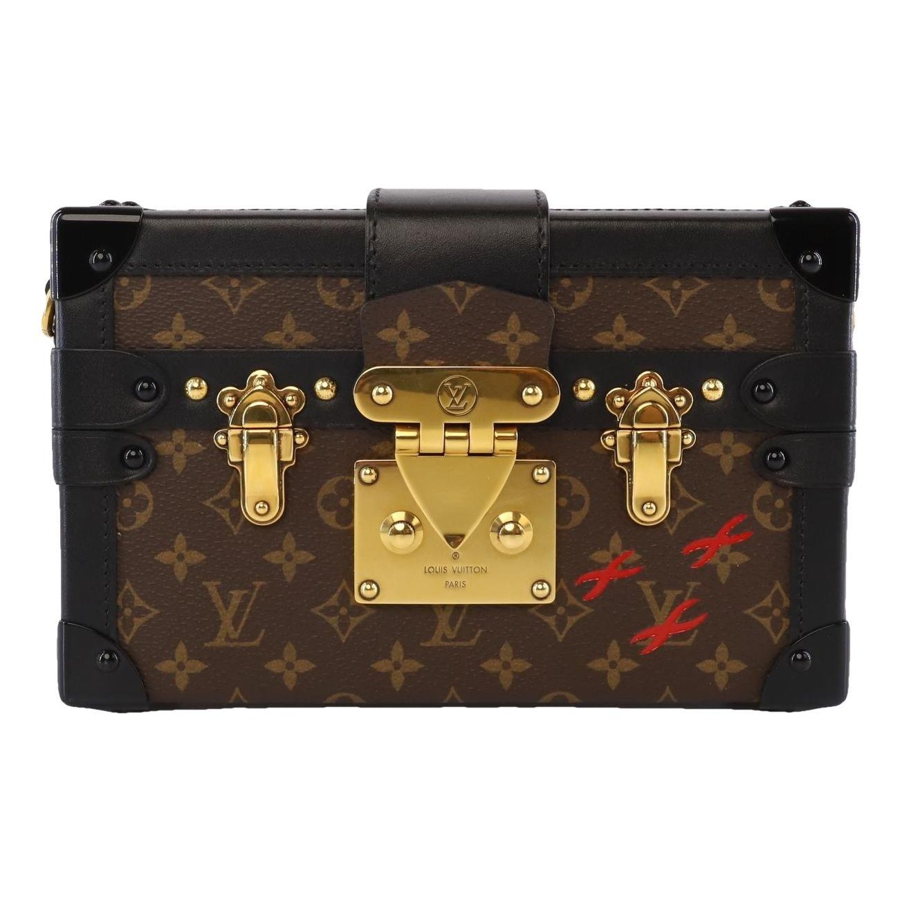 Petite Malle leather handbag