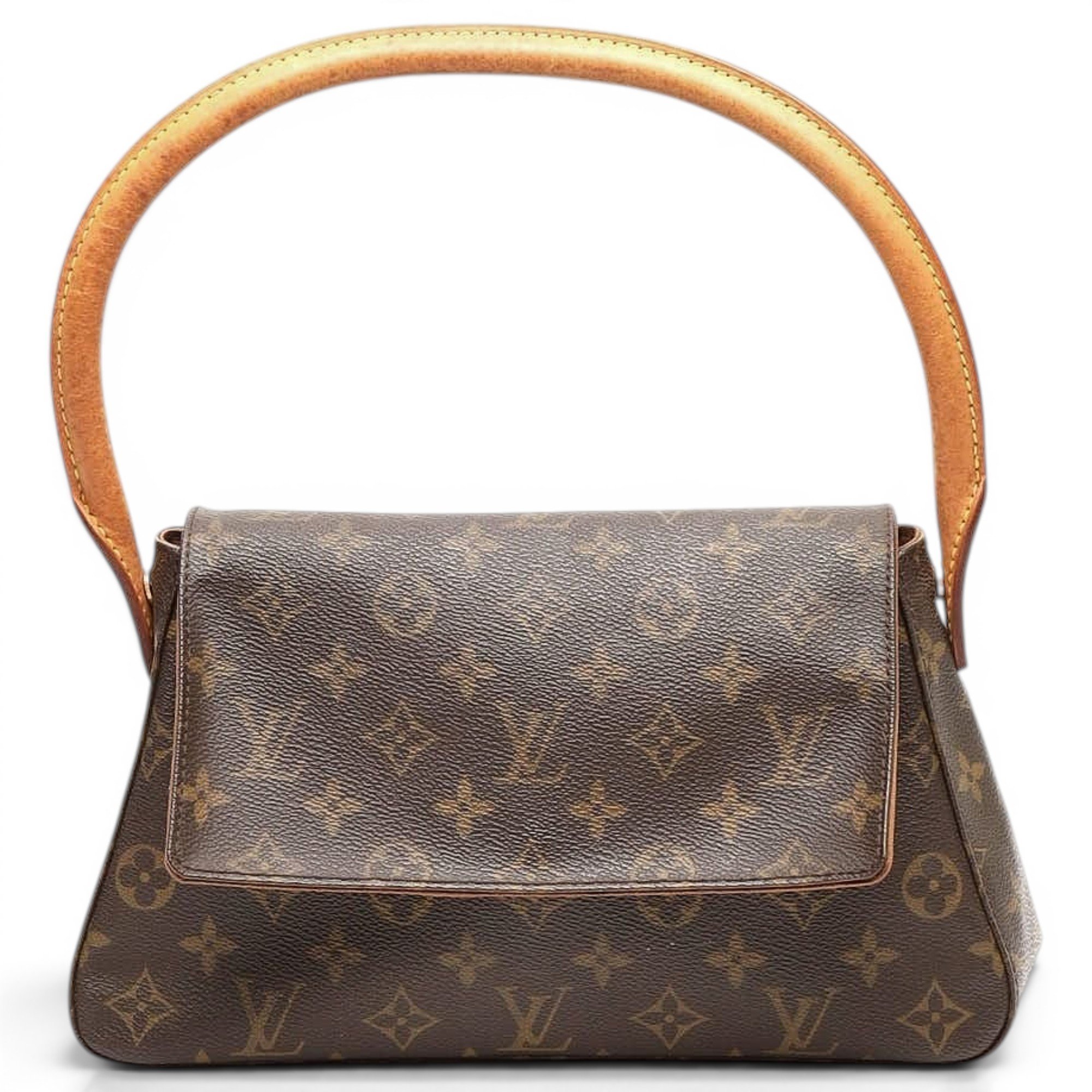 Looping cloth handbag