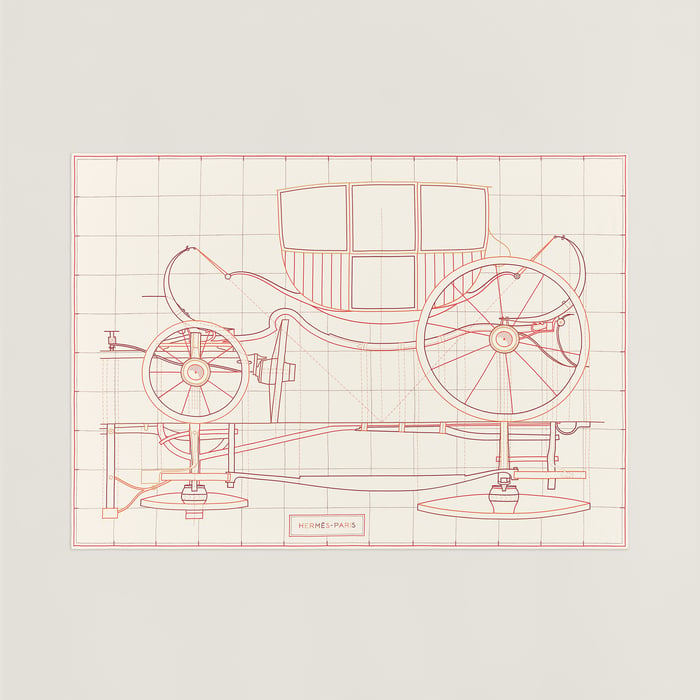 Écru Hippomobile En Coupe Blanket