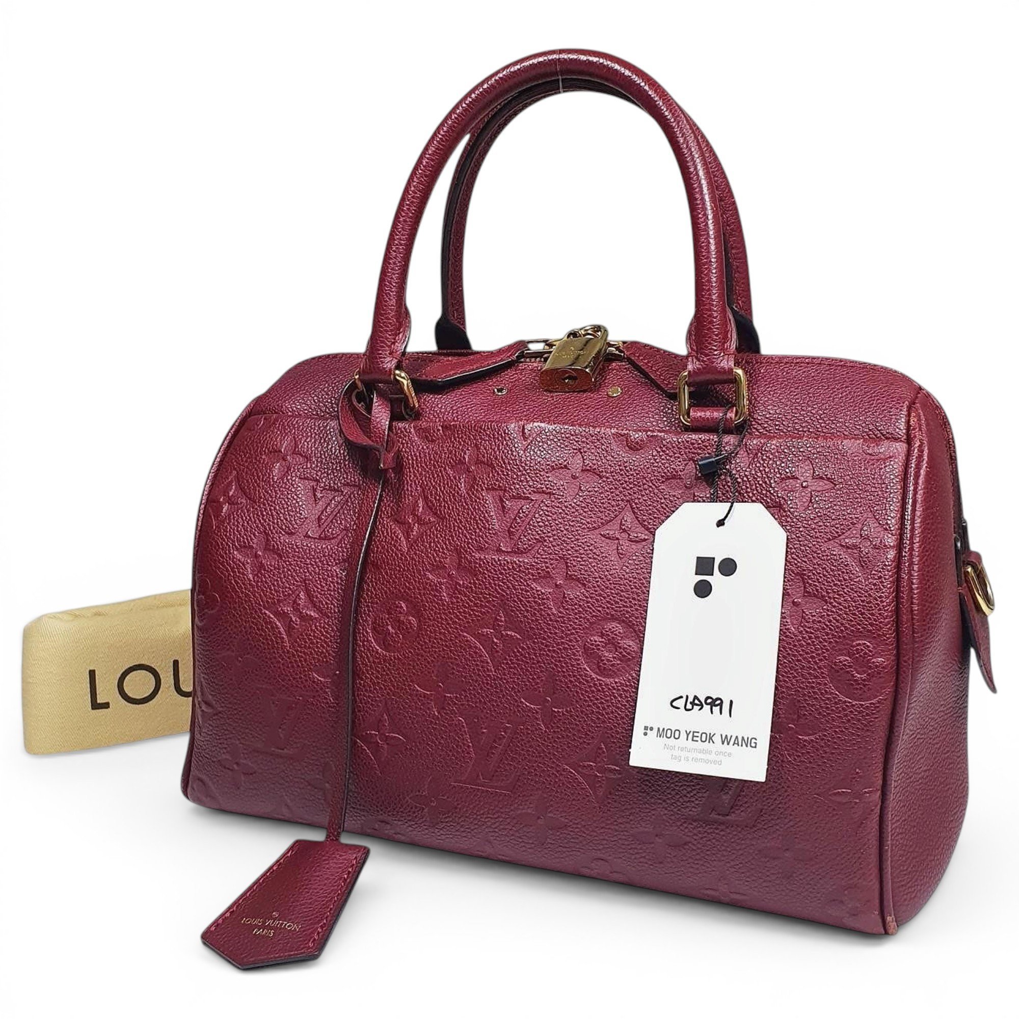 Leather handbag
