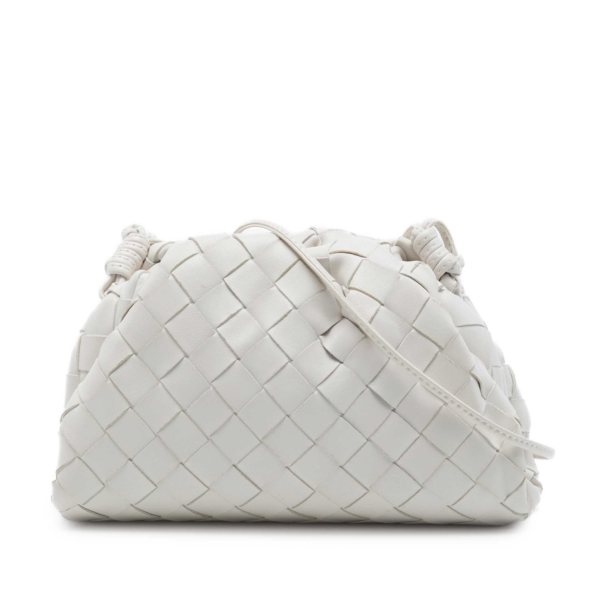 Pouch leather handbag