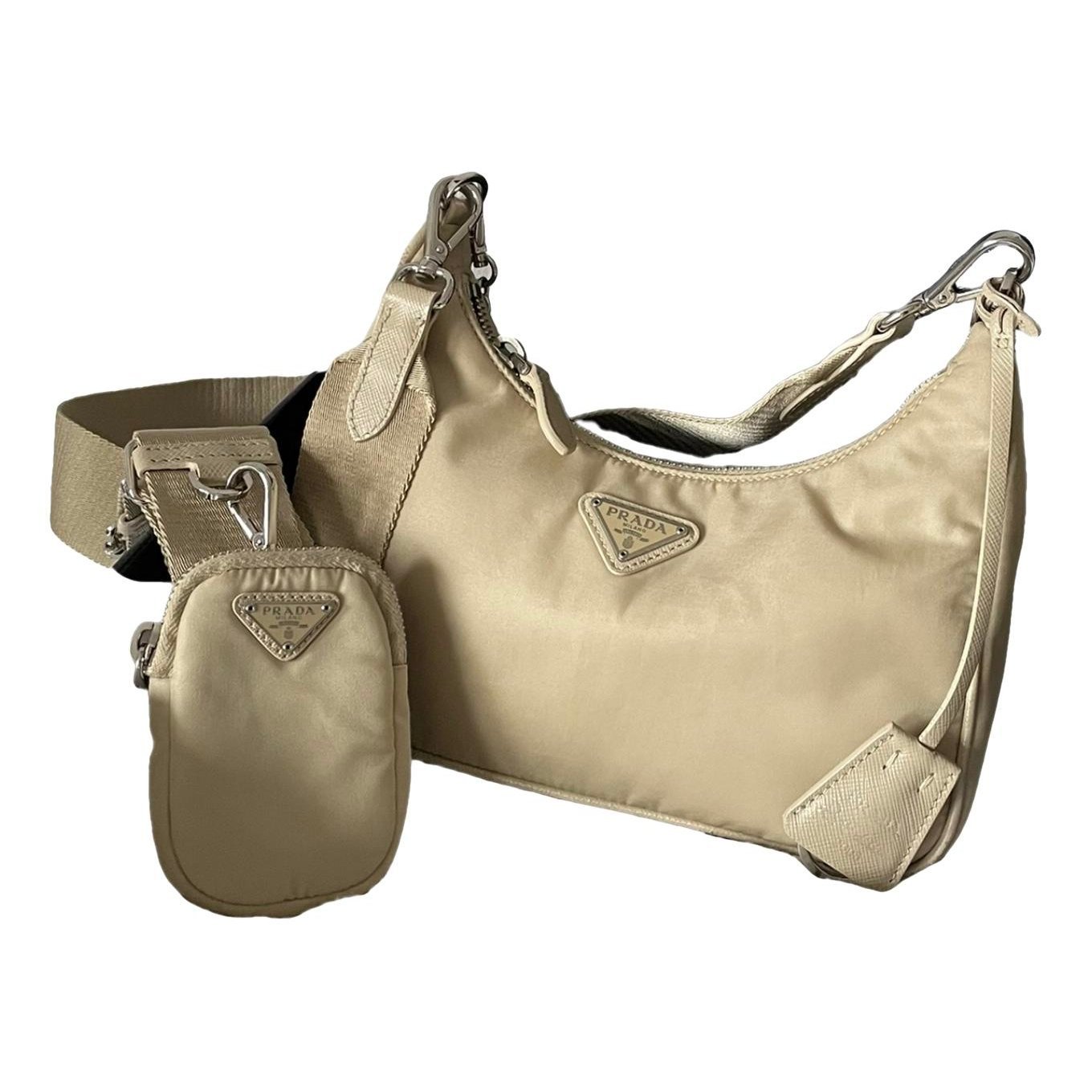 Re-edition cloth crossbody bag