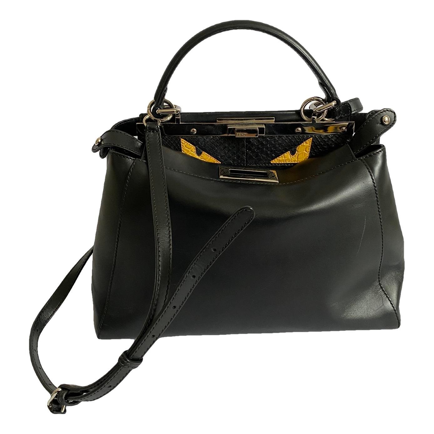 Peekaboo leather handbag