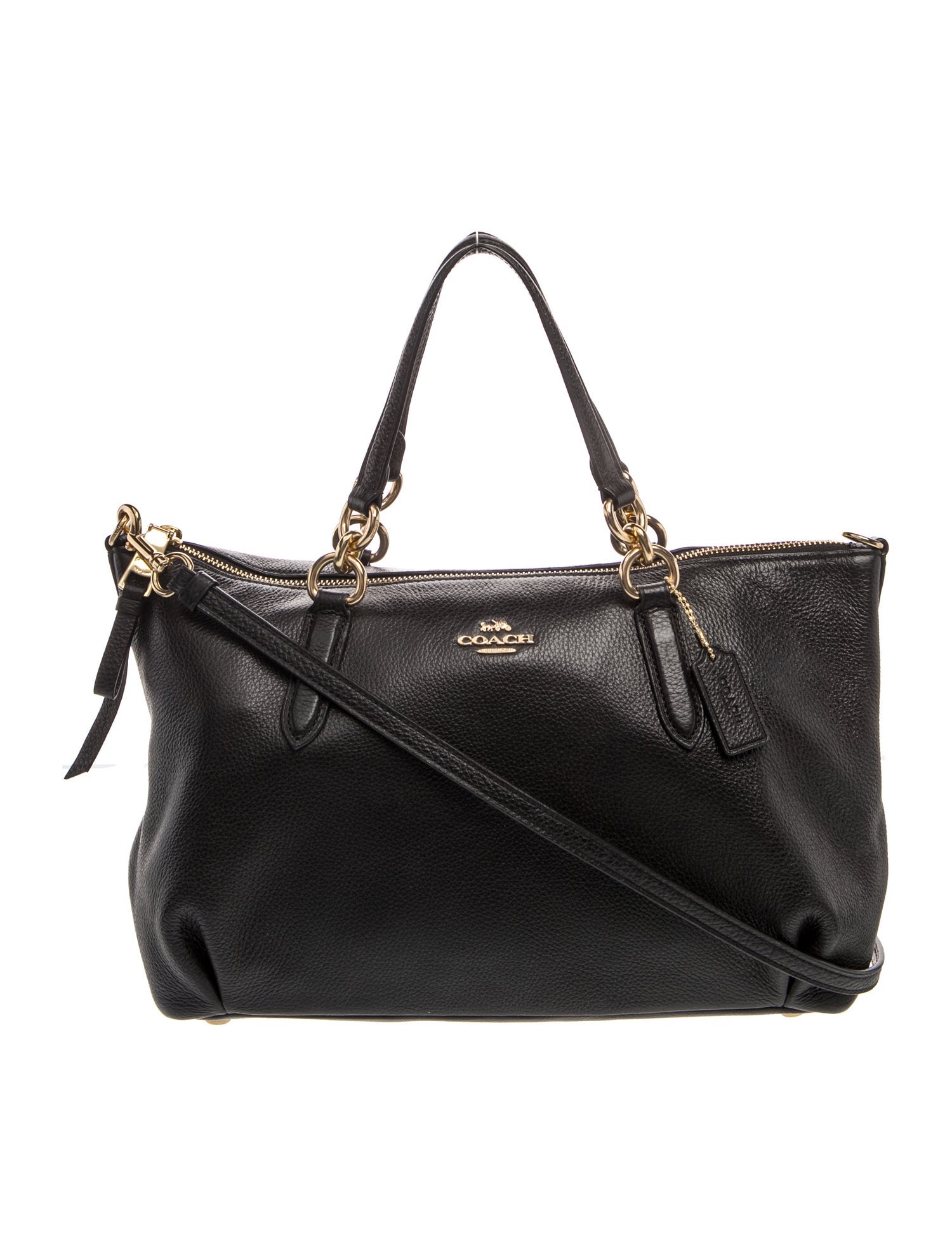 Leather Top Handle Bag