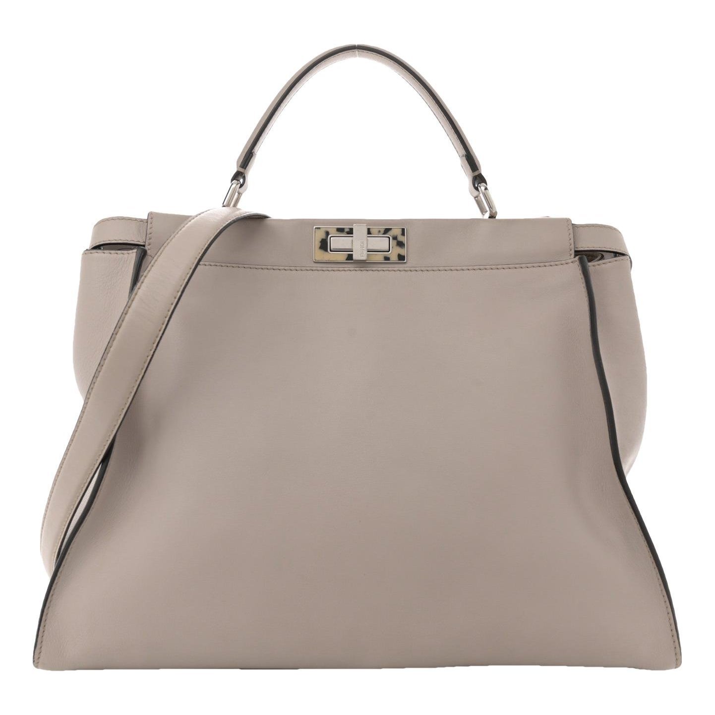 Peekaboo leather handbag