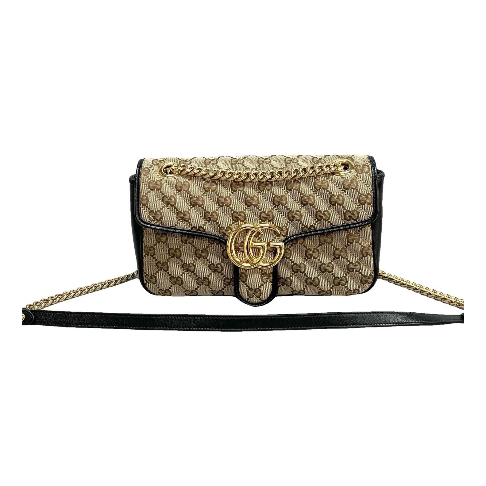 GG Marmont Flap leather handbag