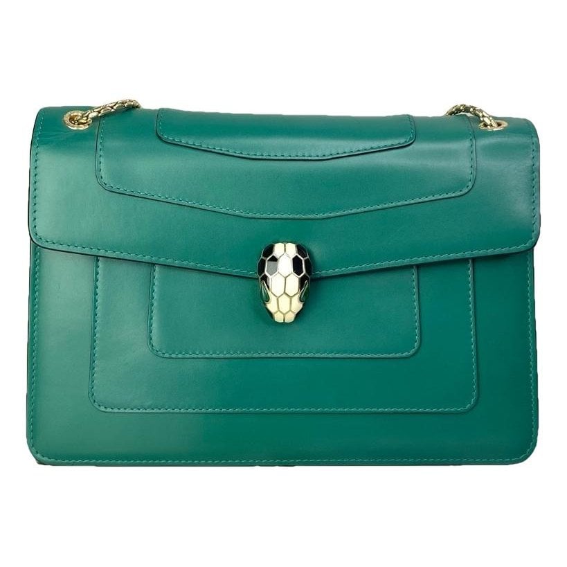 Serpenti leather handbag