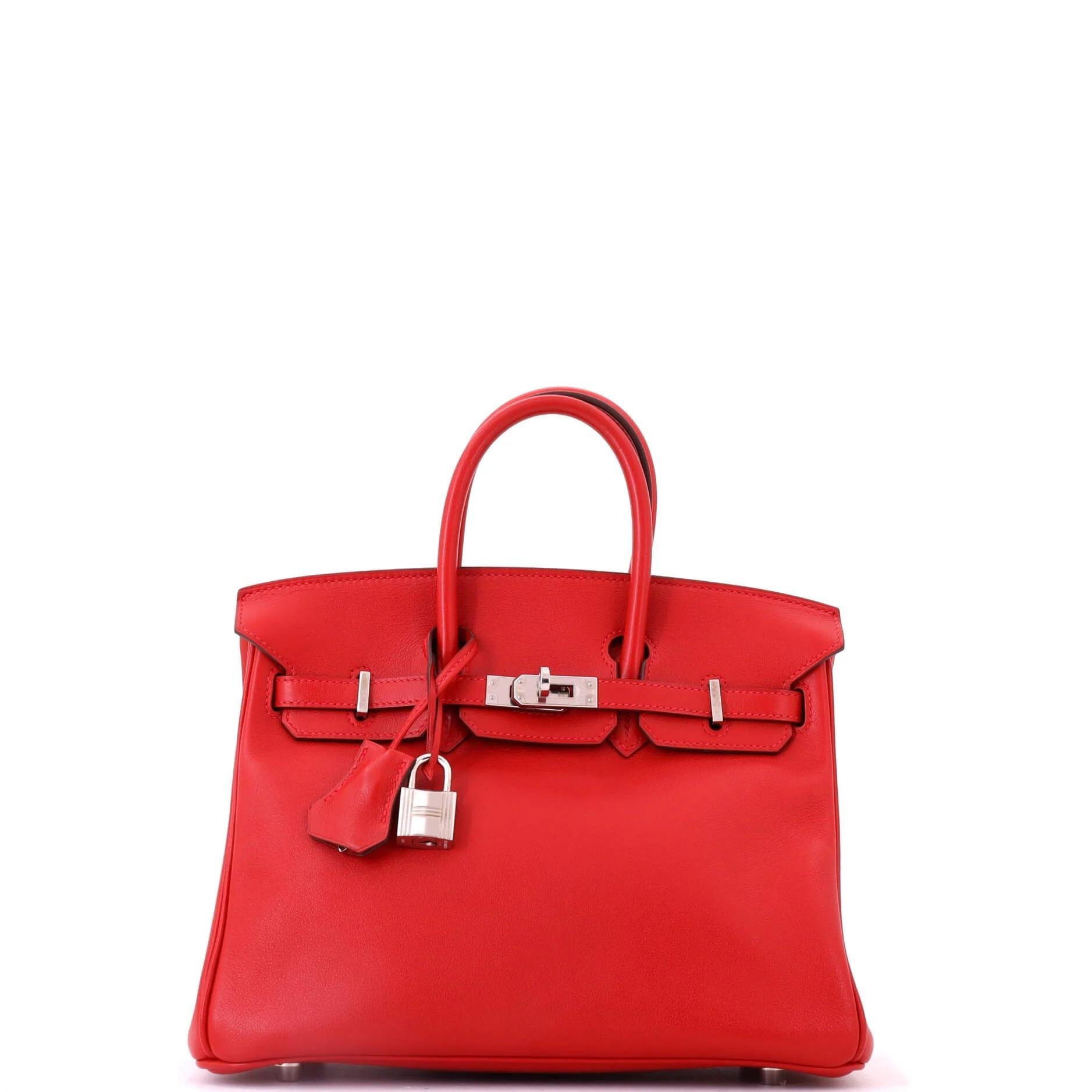 Birkin 25 leather tote