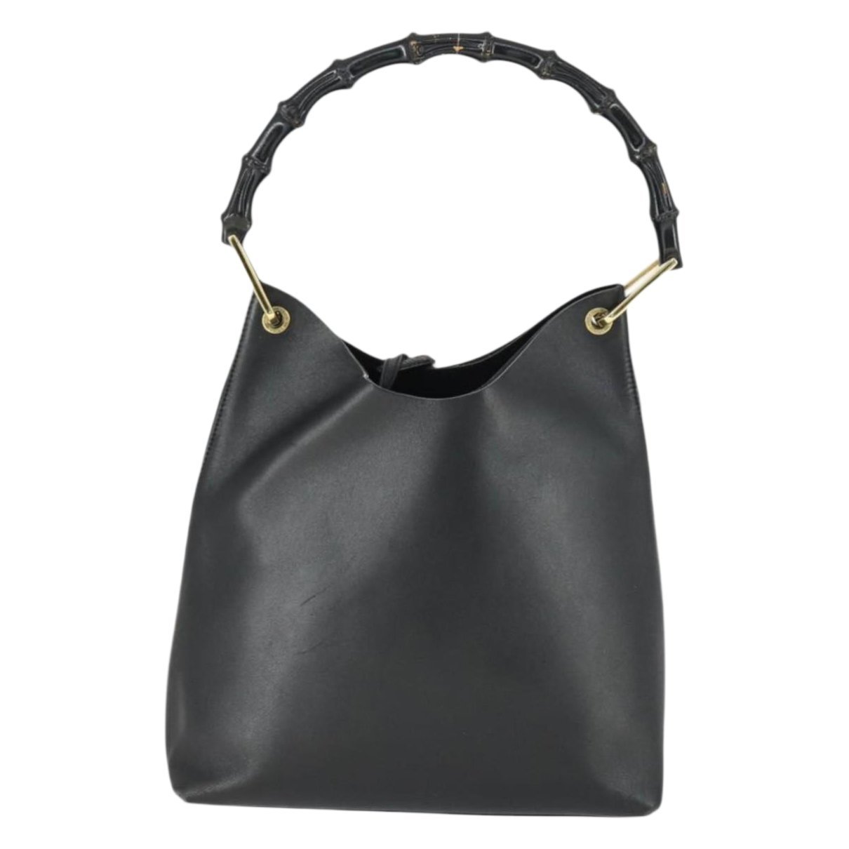 Bamboo leather handbag