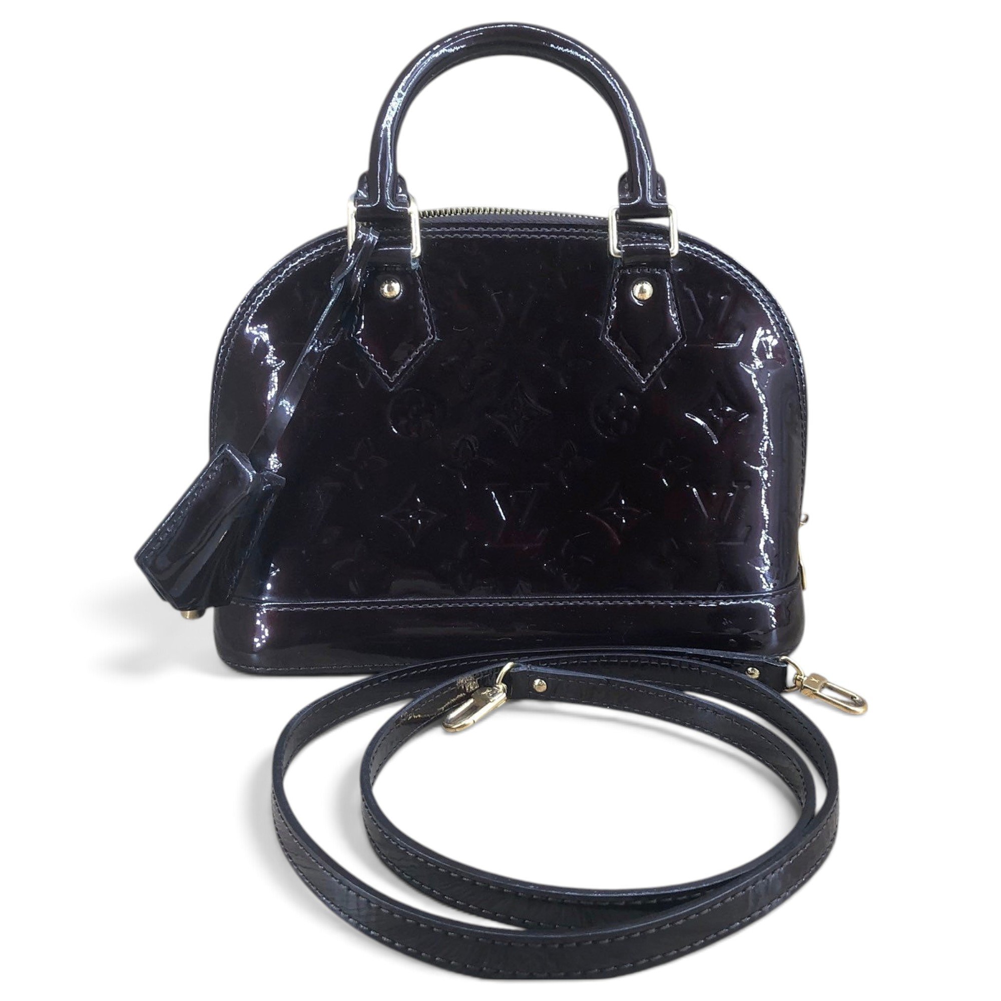 Alma BB patent leather handbag