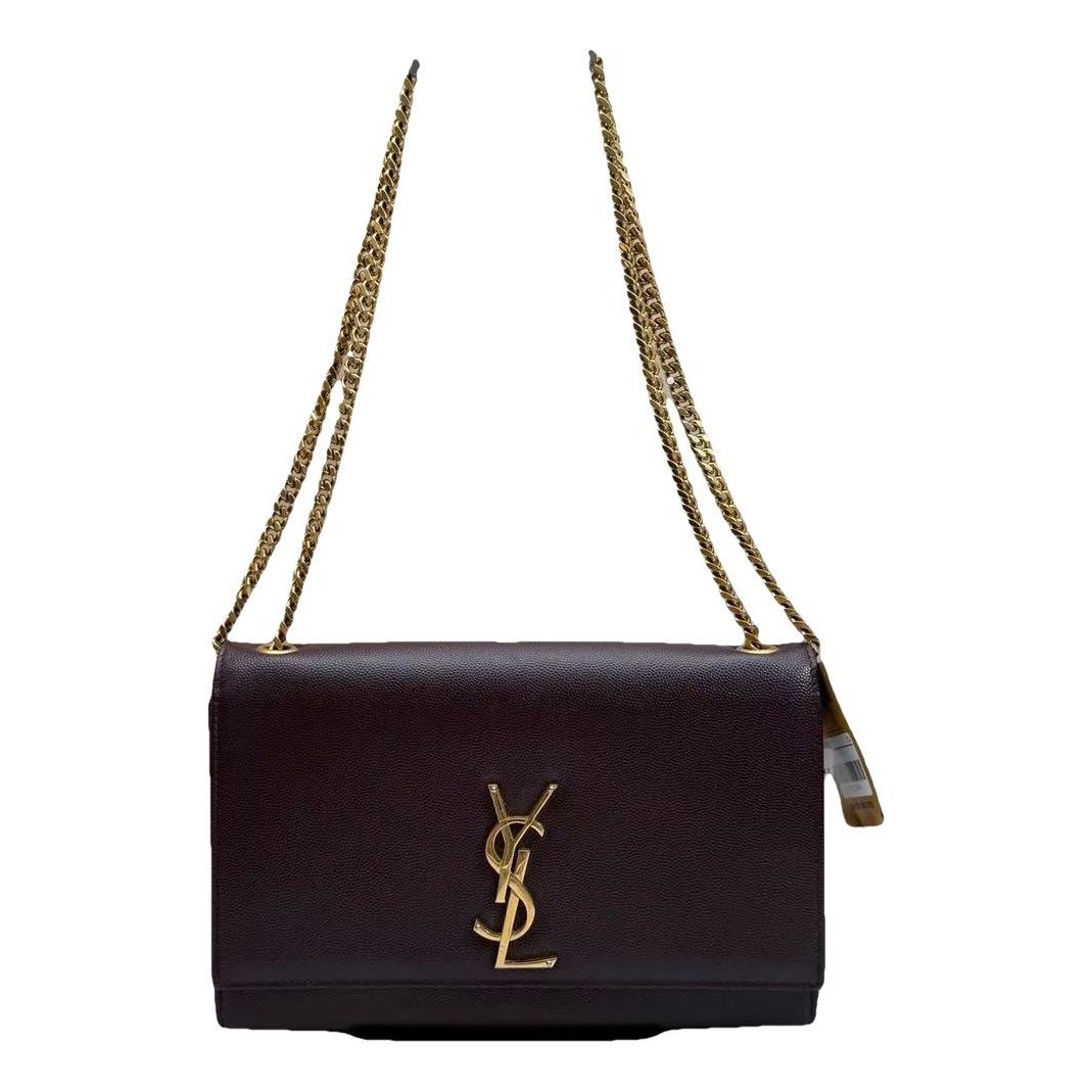 Pompom Kate leather handbag