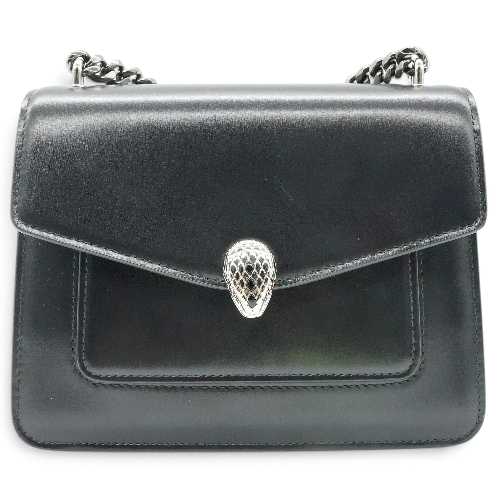 Bvlgari Serpenti leather handbag