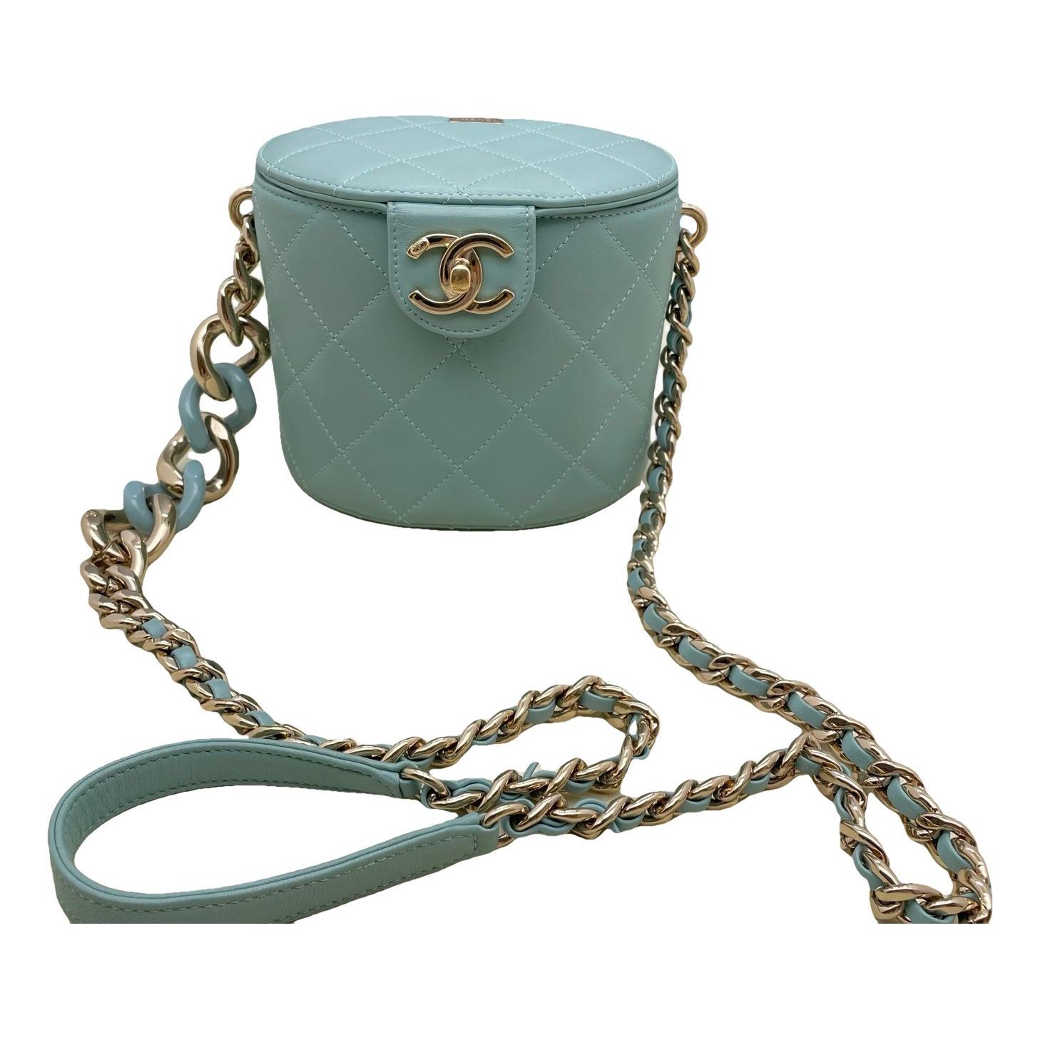 Trendy CC Vanity leather handbag