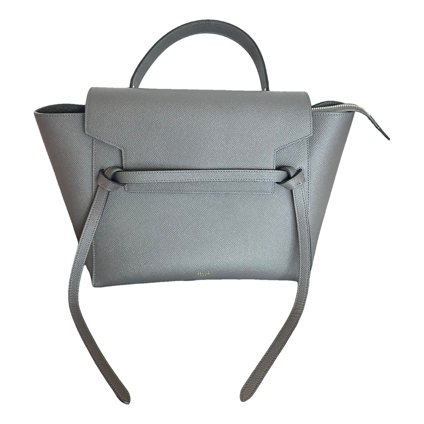 Belt leather handbag