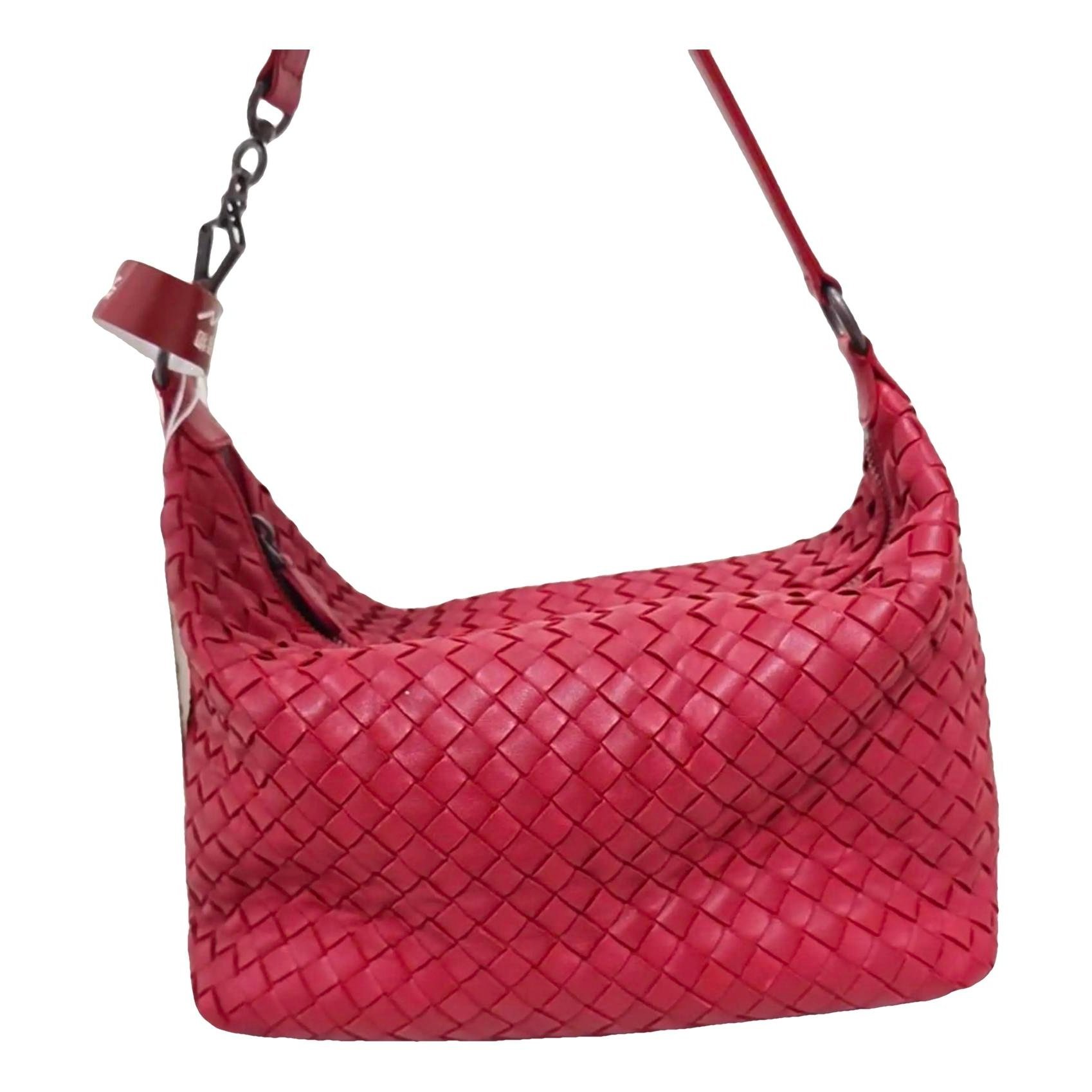 Parachute leather handbag