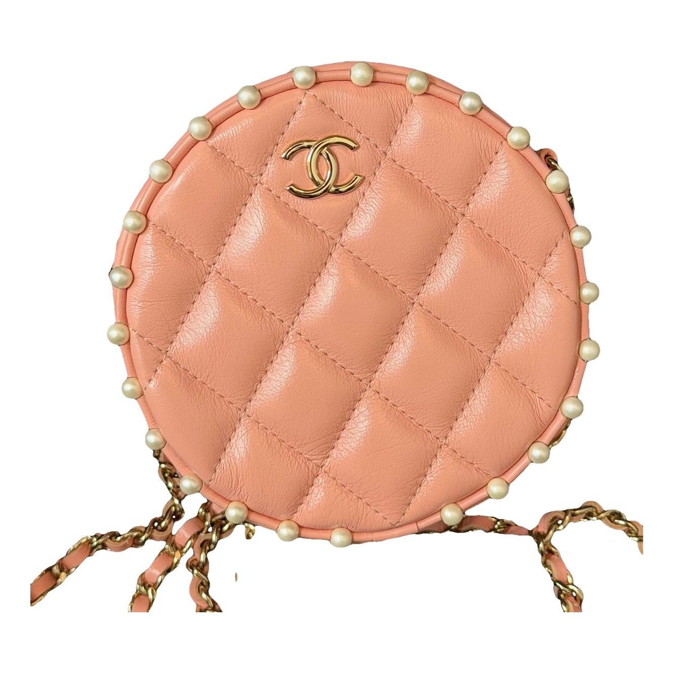 Trendy CC Vanity leather handbag