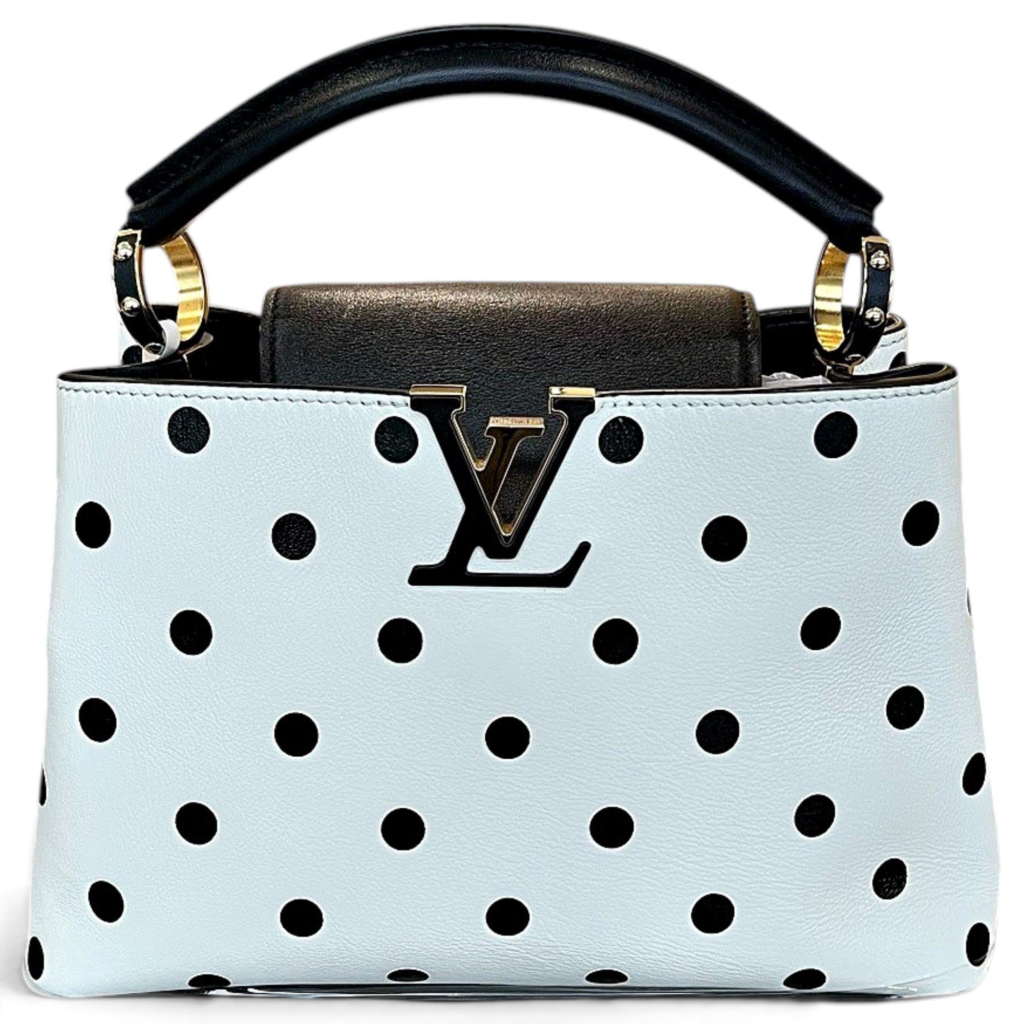 Capucines leather handbag