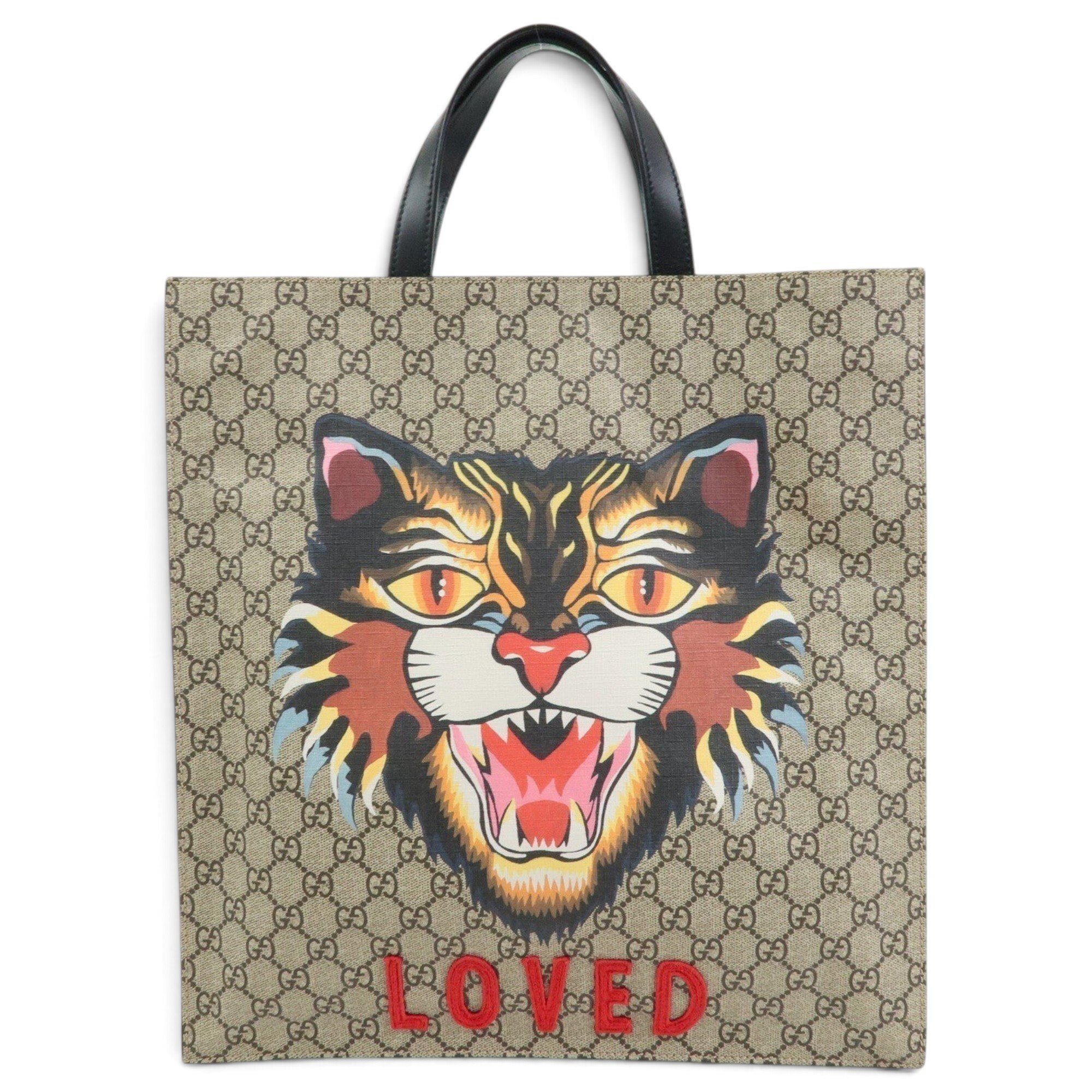 Leather tote