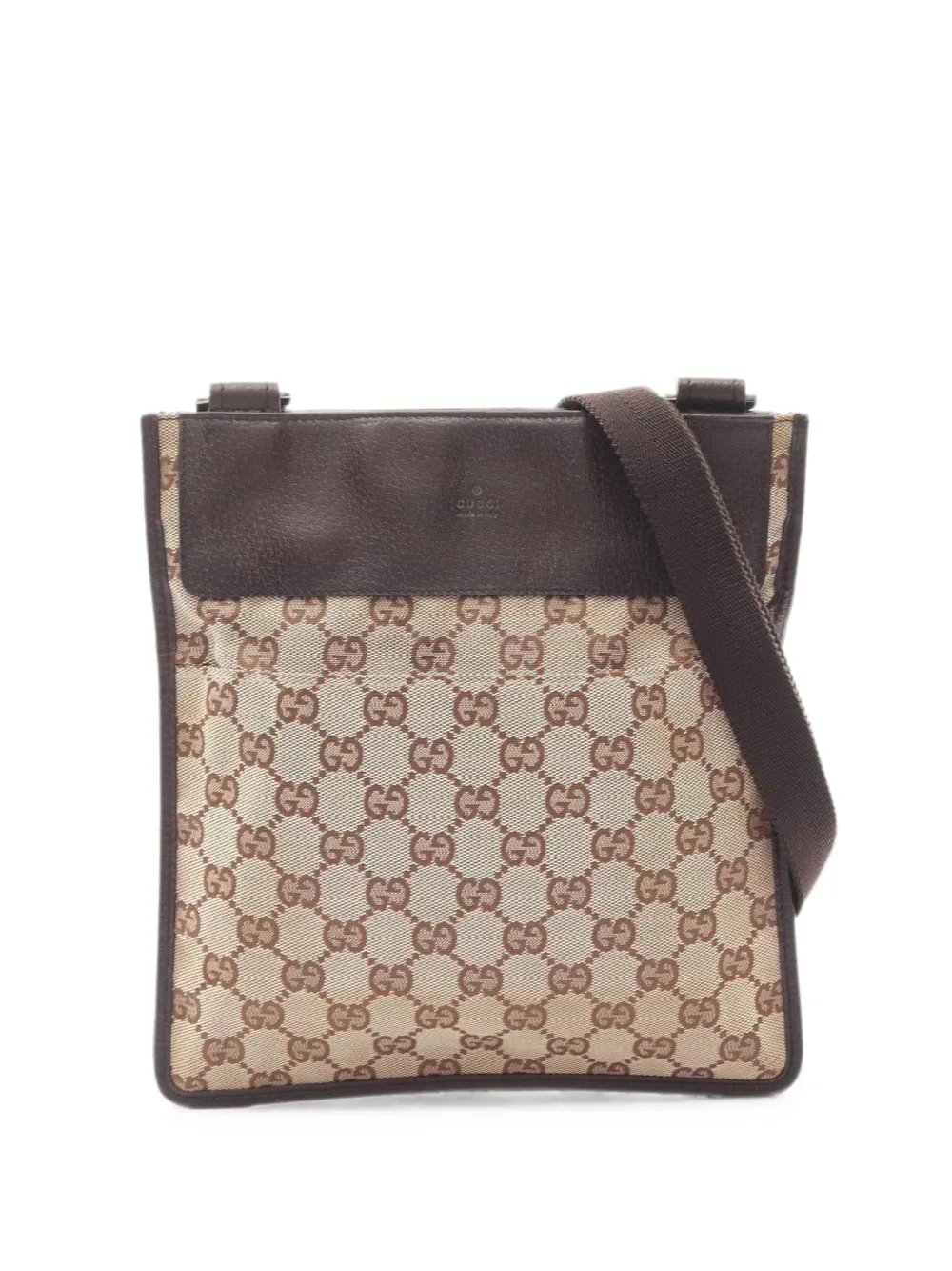 2000s GG canvas shoulder bag