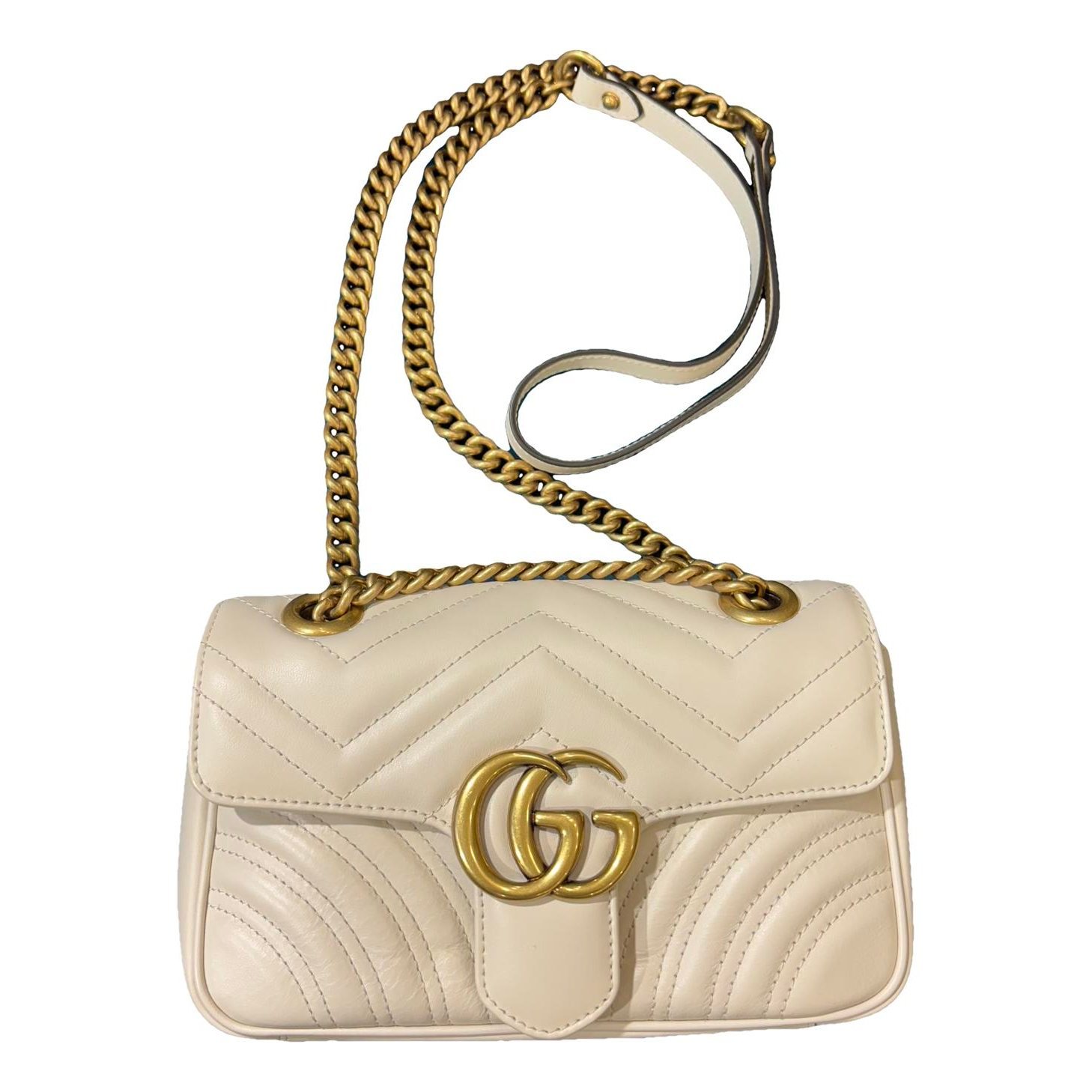 GG Marmont Flap leather crossbody bag