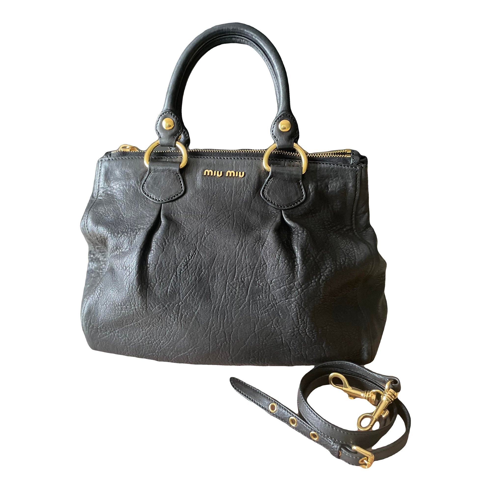 Leather handbag