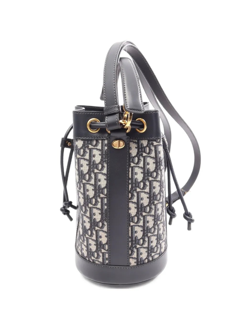2010s Oblique canvas bucket bag