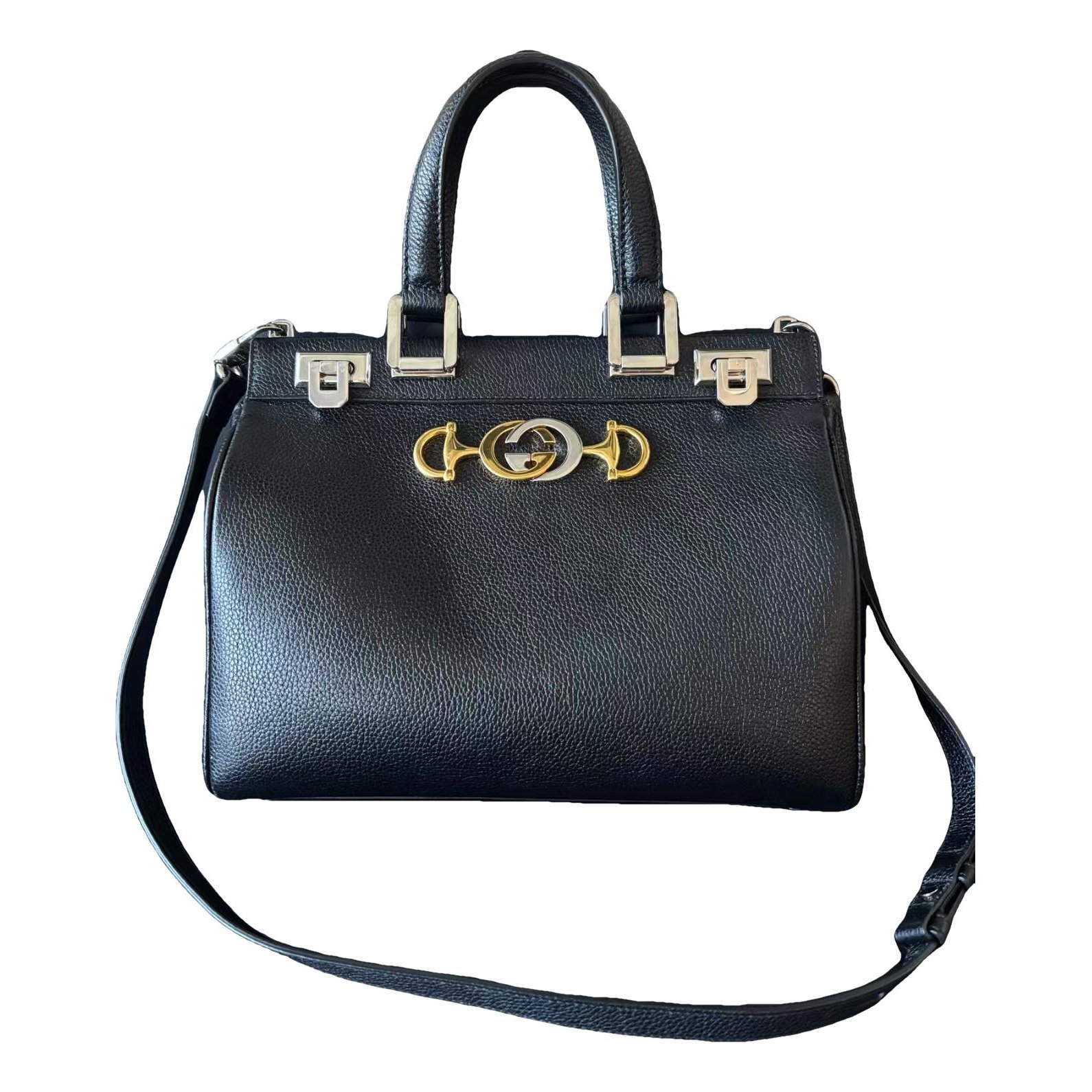 Zumi leather handbag