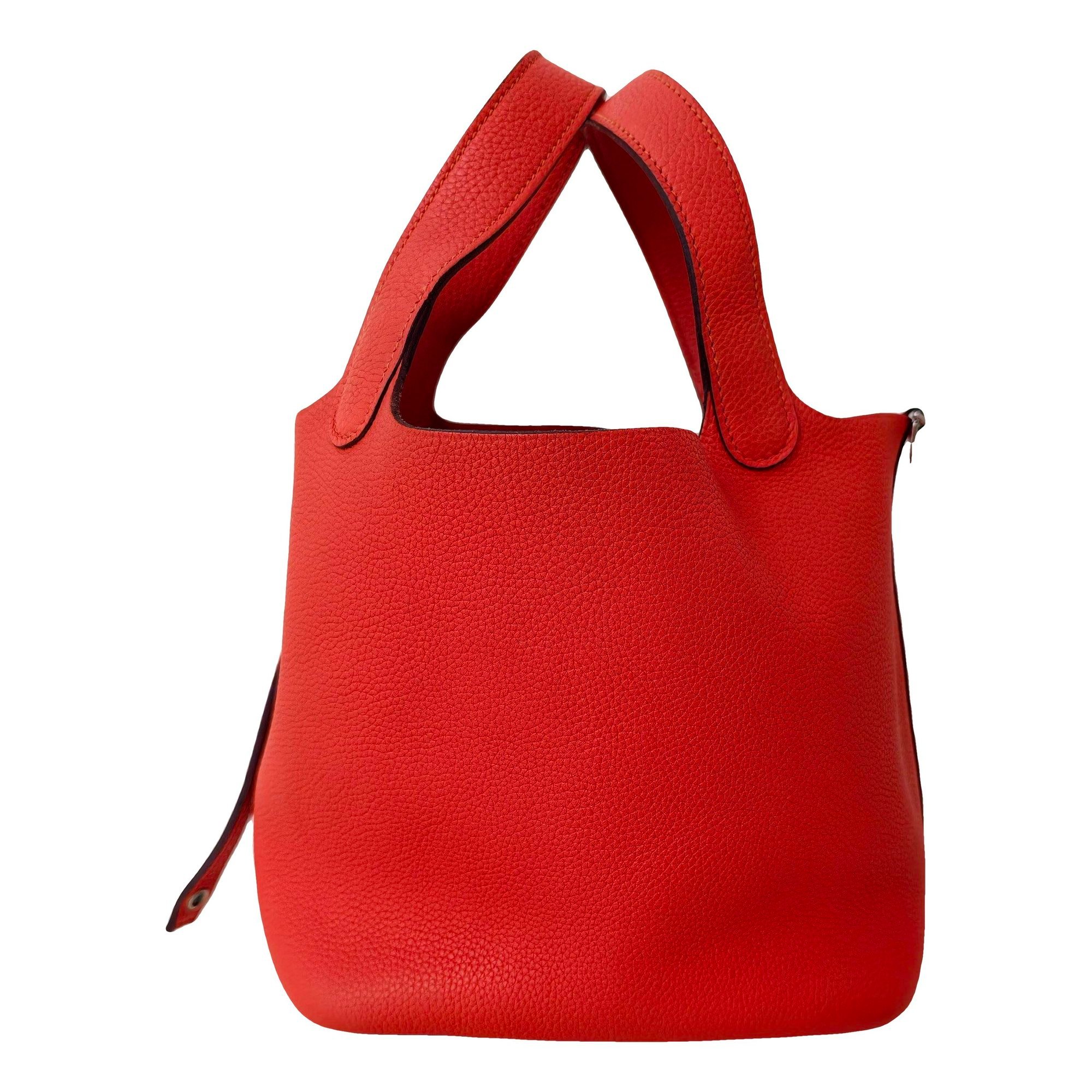 Picotin leather handbag