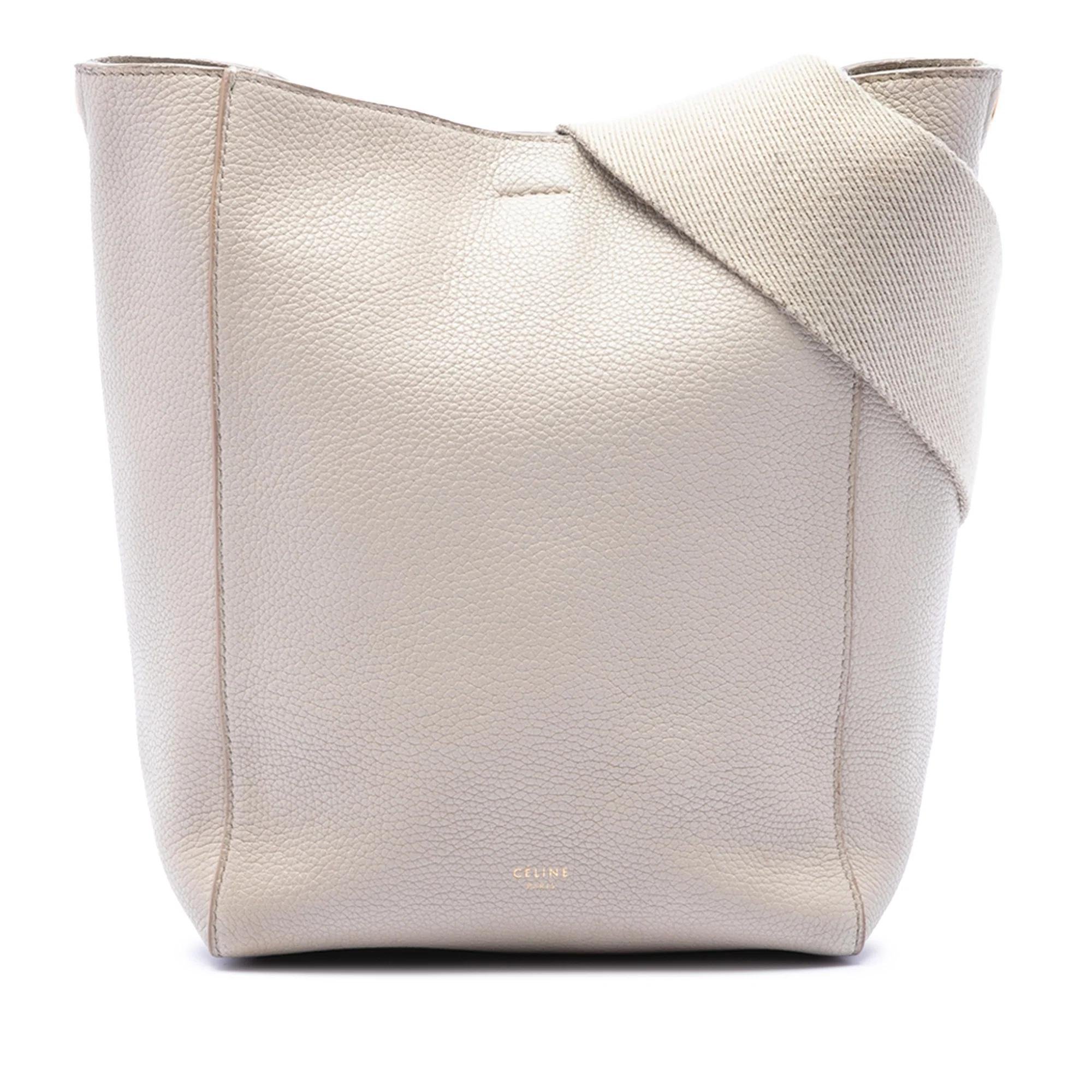Seau Sangle leather handbag