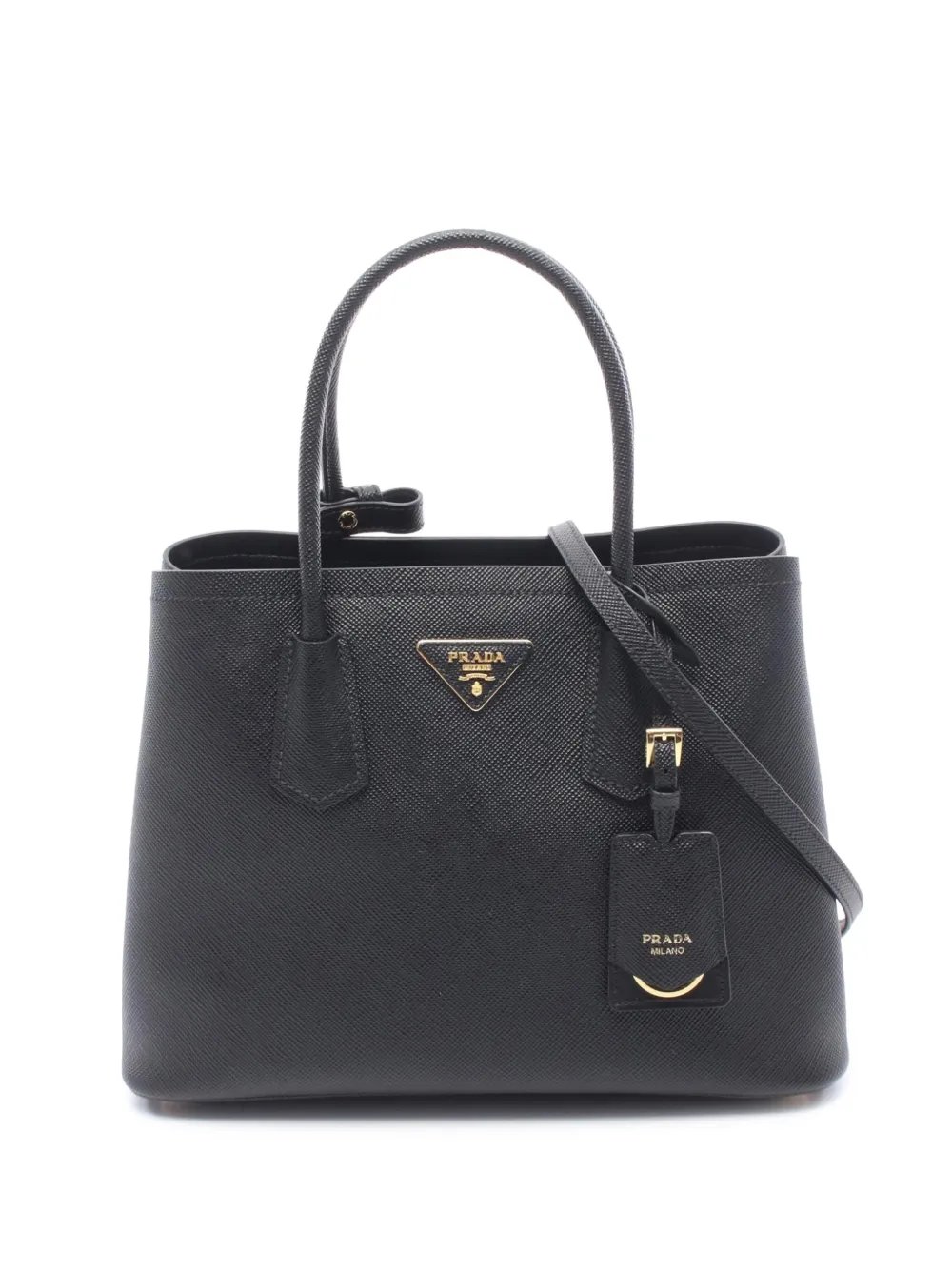 2013-2026 Small Saffiano Cuir Double satchel
