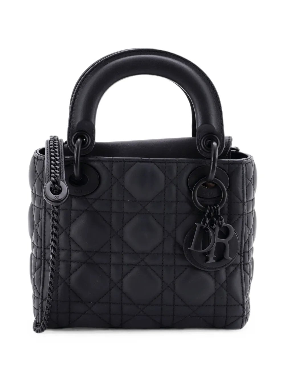 Ultra Matte Lady Dior Chain Bag Cannage Quilt Calfskin Mini shoulder bag
