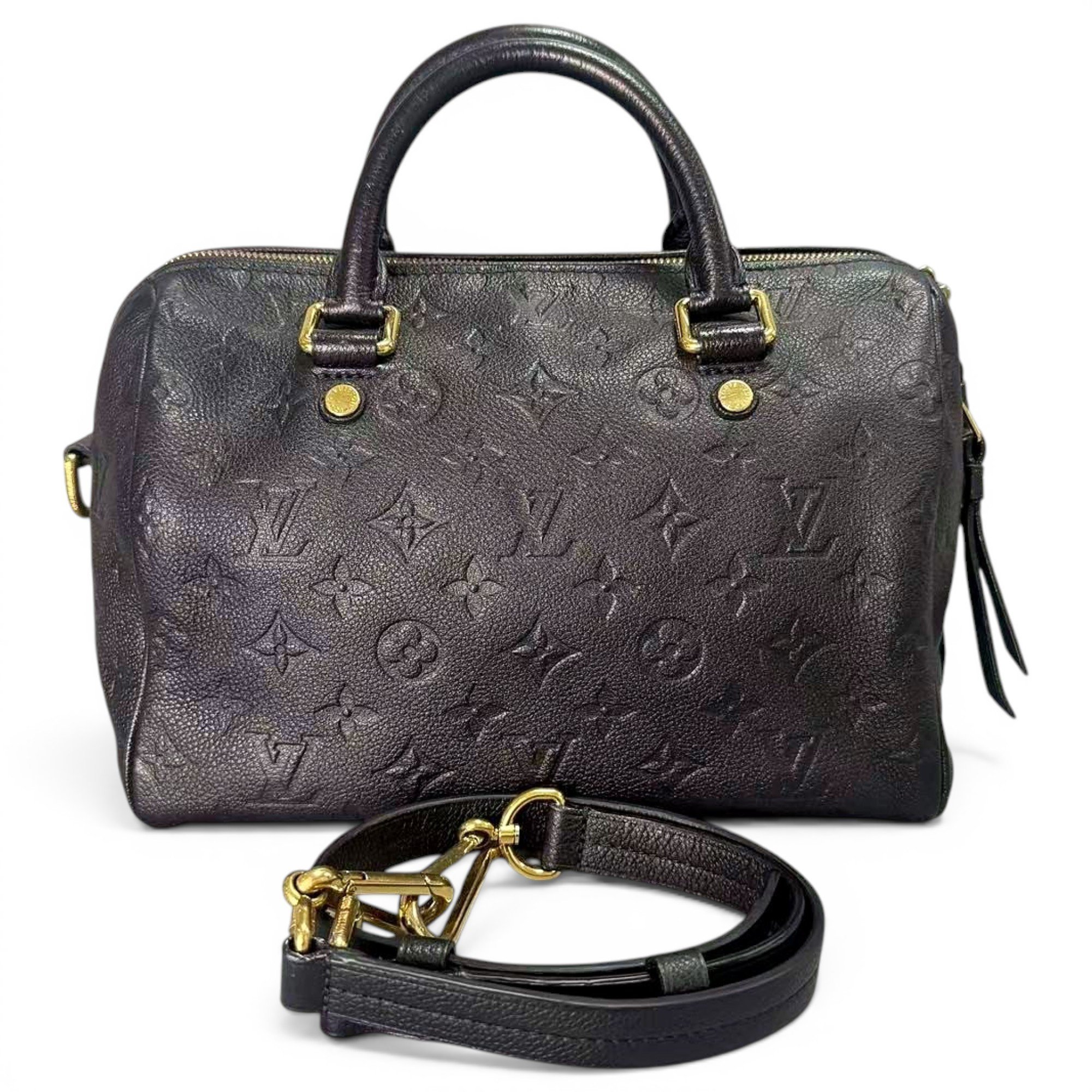 Speedy leather handbag
