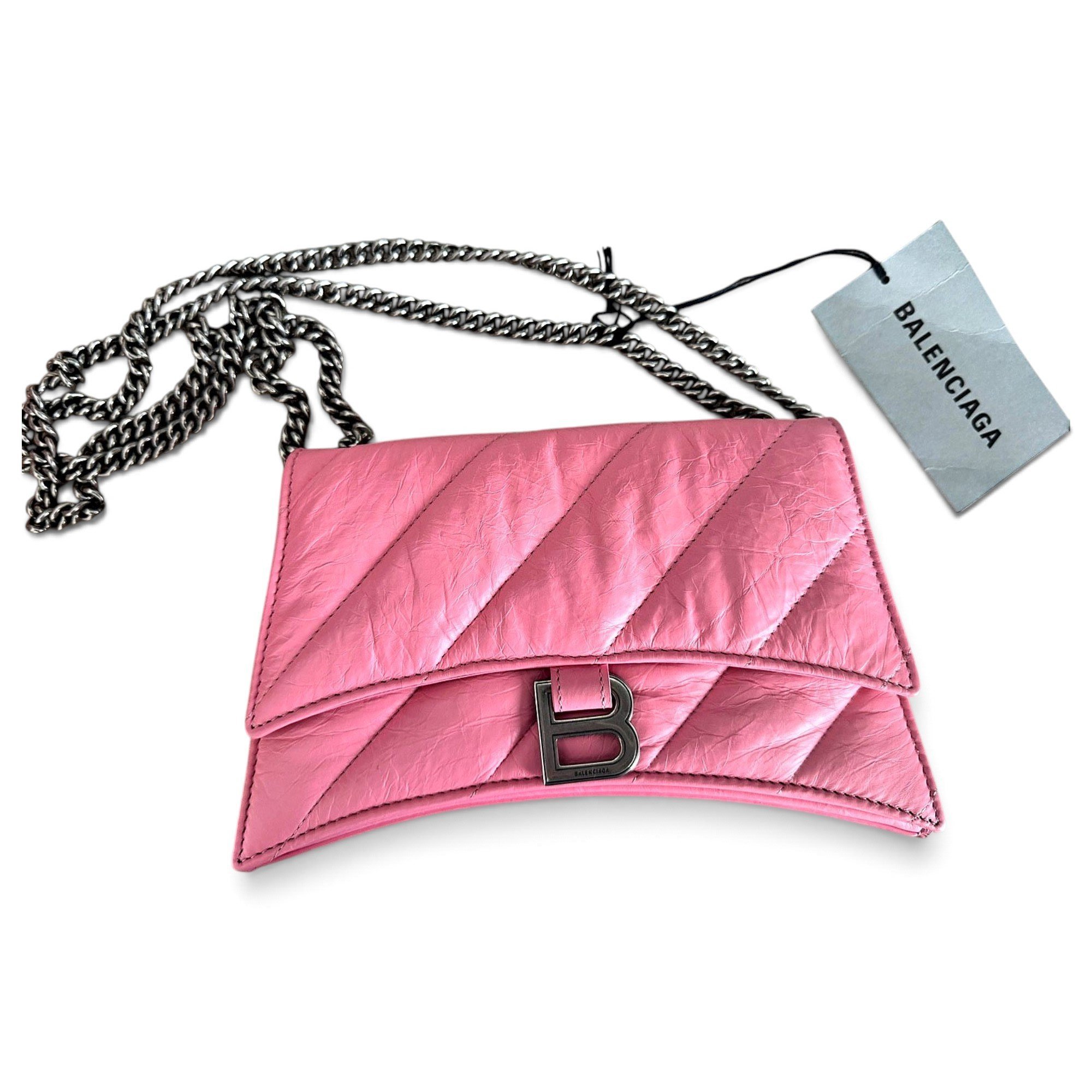 Balenciaga Crush leather handbag