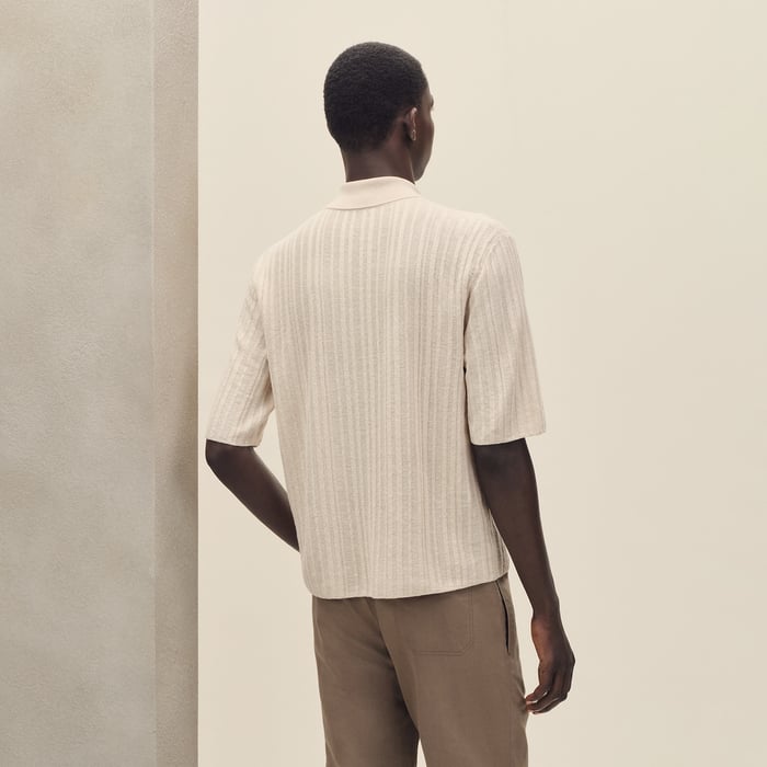 Ficelle Short-sleeve Straight Cut Shirt