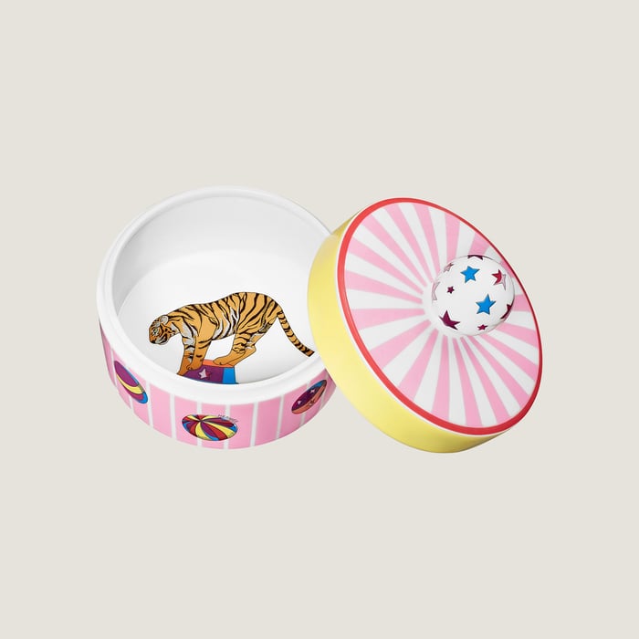 Sans Coloris Hermes Circus Round Box
