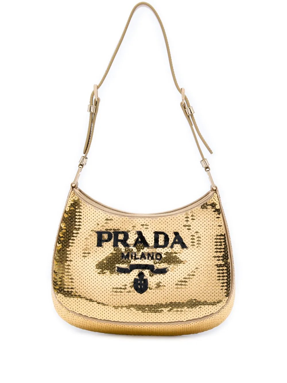 2013-2026 Sequin Embellished Satin Cleo shoulder bag
