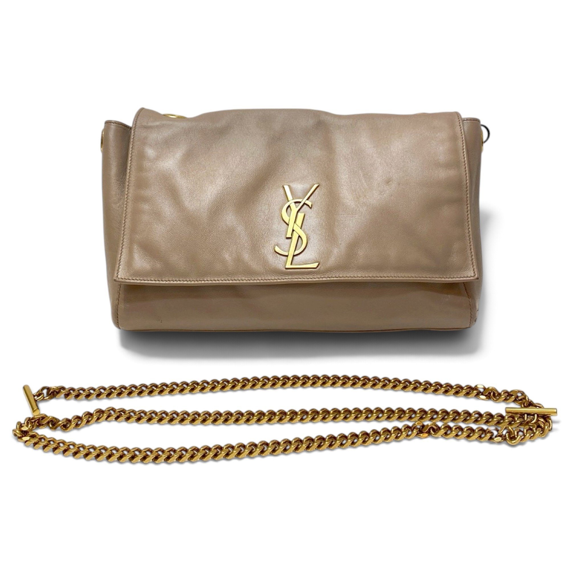 Reversible kate leather handbag
