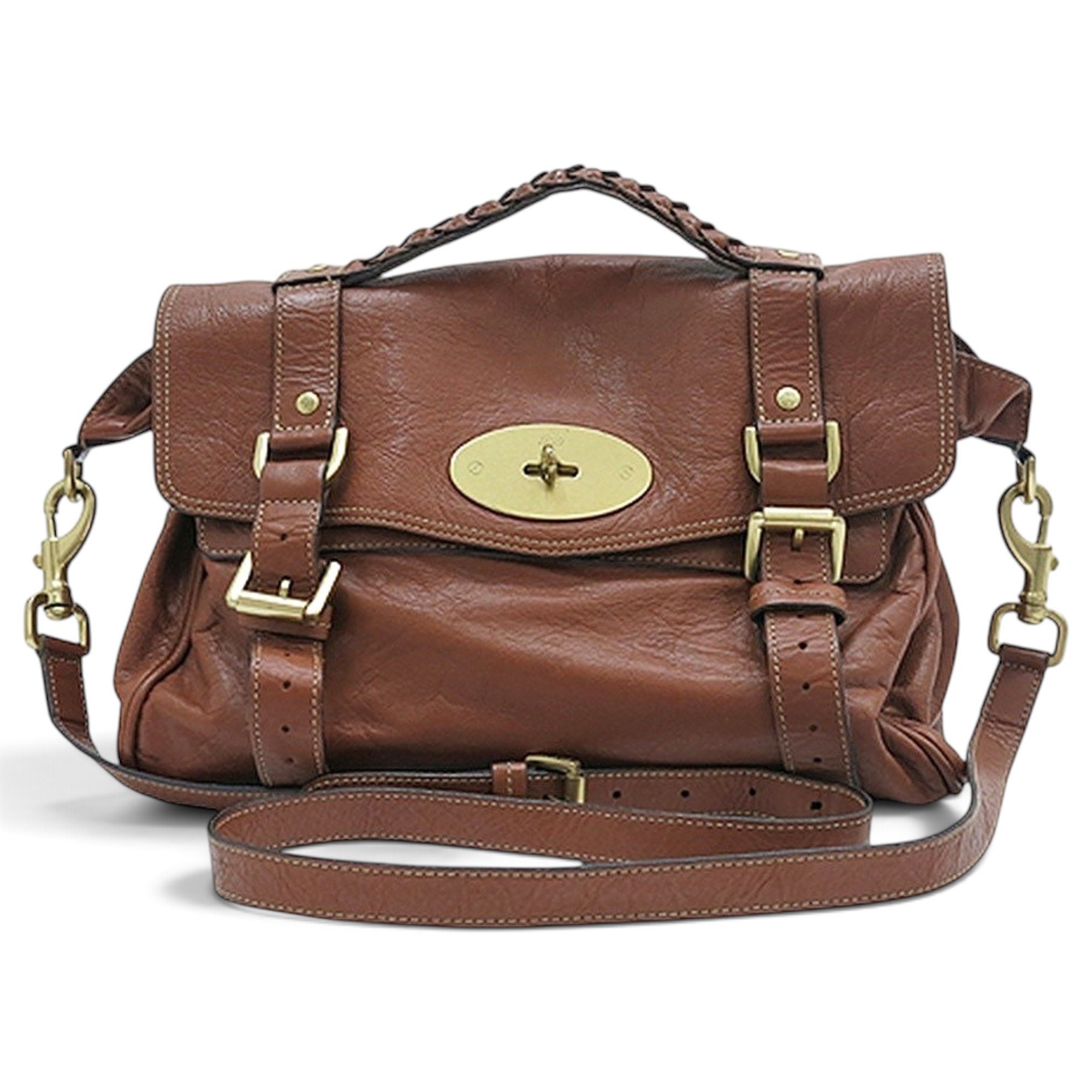 Alexa leather tote
