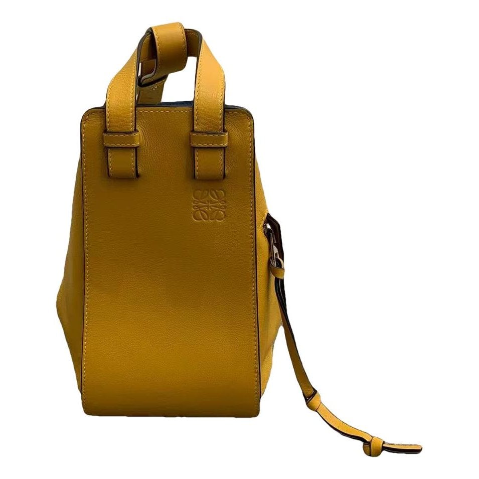 Hammock leather handbag