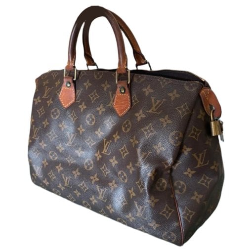 Speedy leather handbag