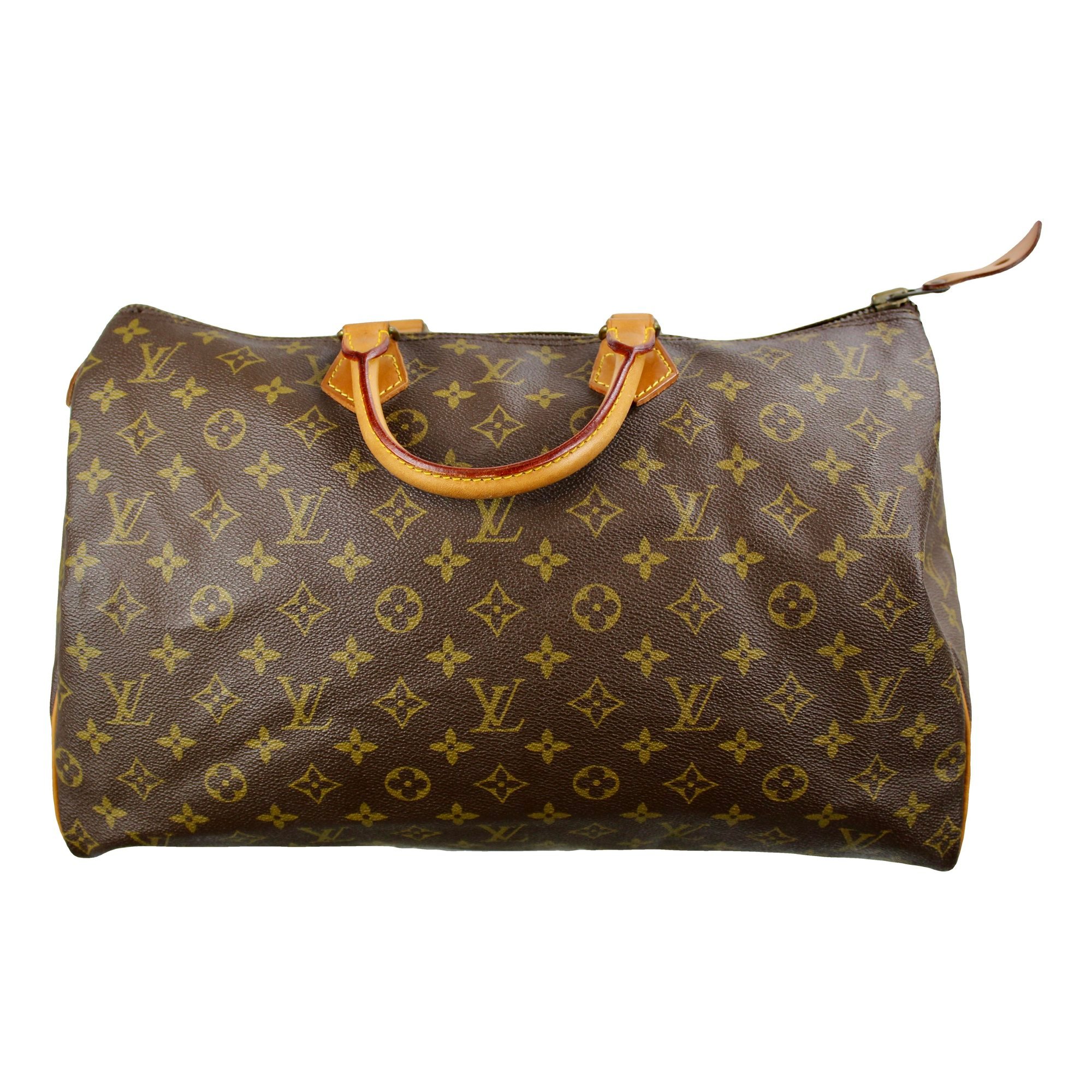 Speedy leather handbag