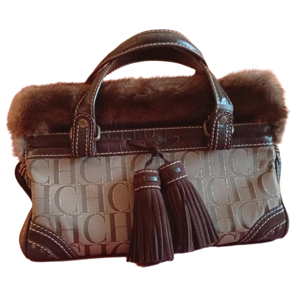 Leather handbag