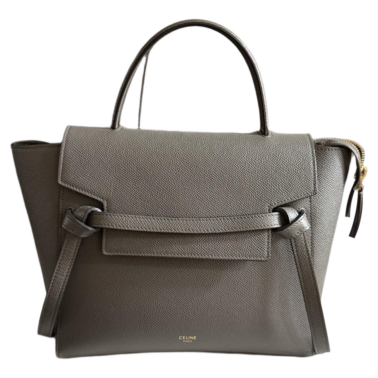 Belt leather handbag