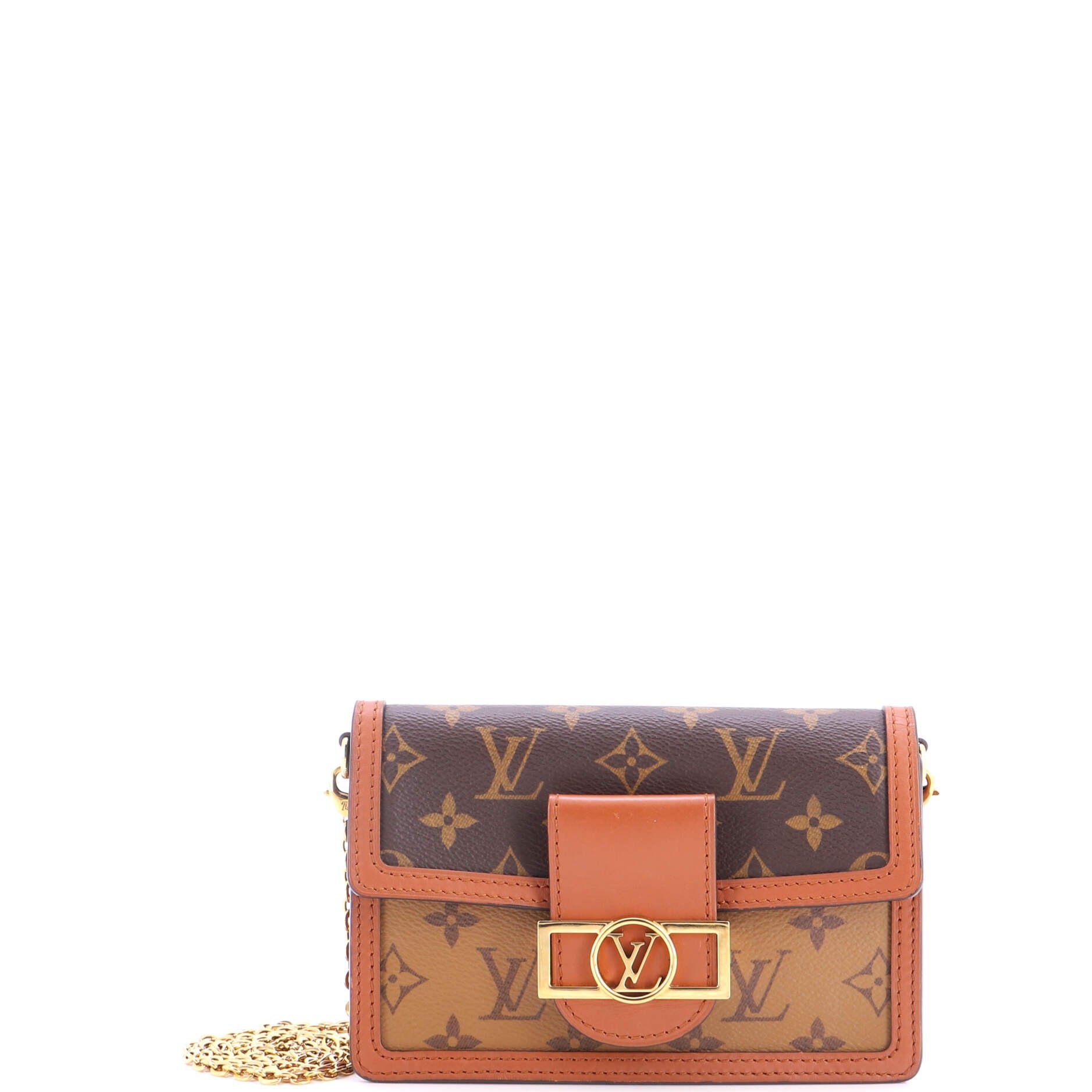 Dauphine Chain Wallet Reverse Monogram Canvas